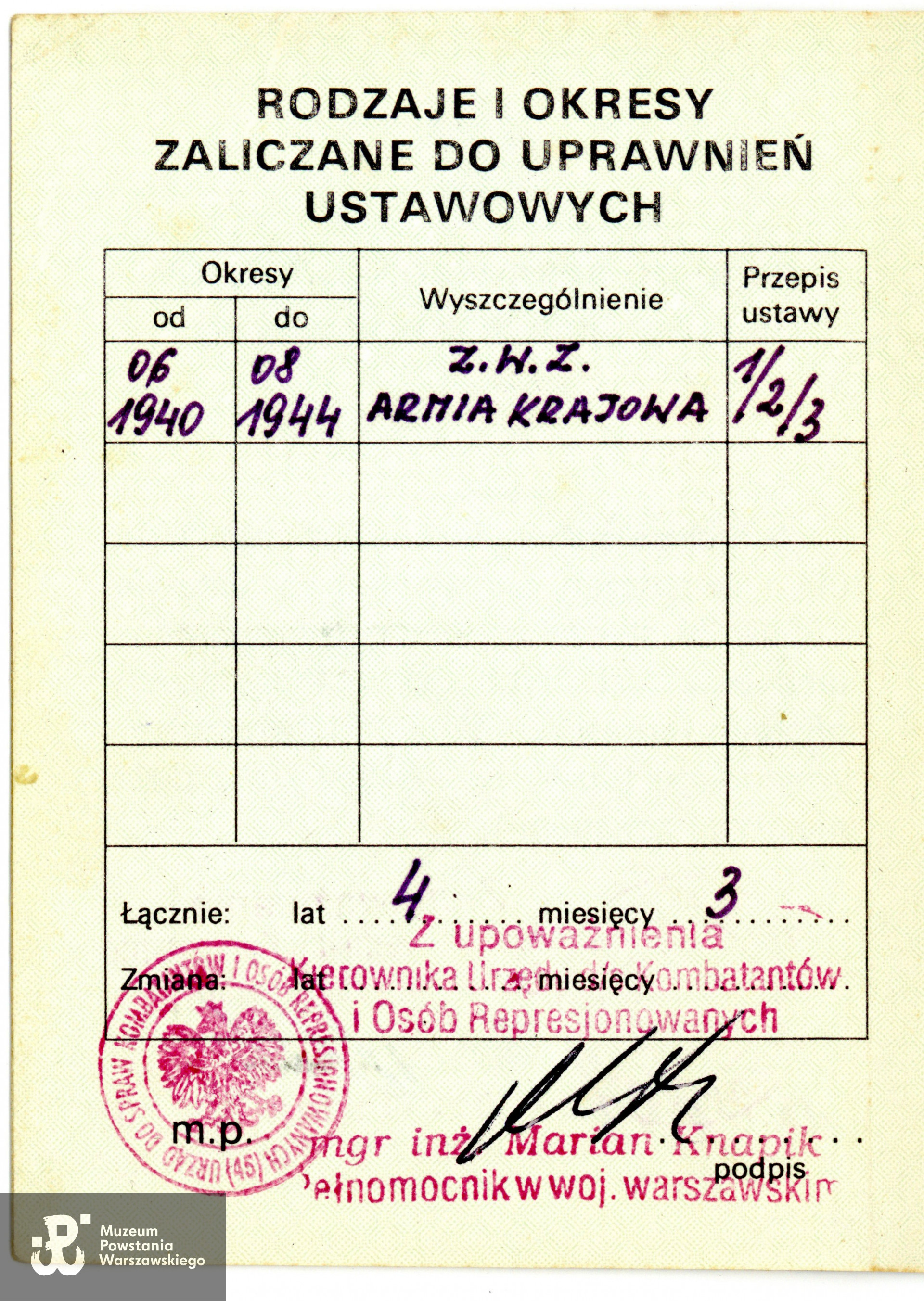 Ze zbiorów rodzinnych, udostępnił p. Krzysztof Pogorzelski.