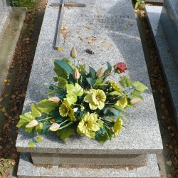 Cmentarz Komunalny w Wieliczce, miejsce pochowania Janusza Feista. Fot. Stanisław Stawarczyk