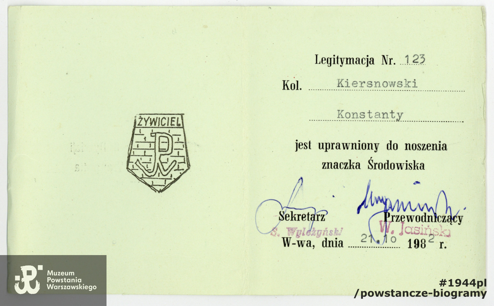 Z  archiwum rodzinnego p. Jolanty Stasiak z d. Kiersnowskiej