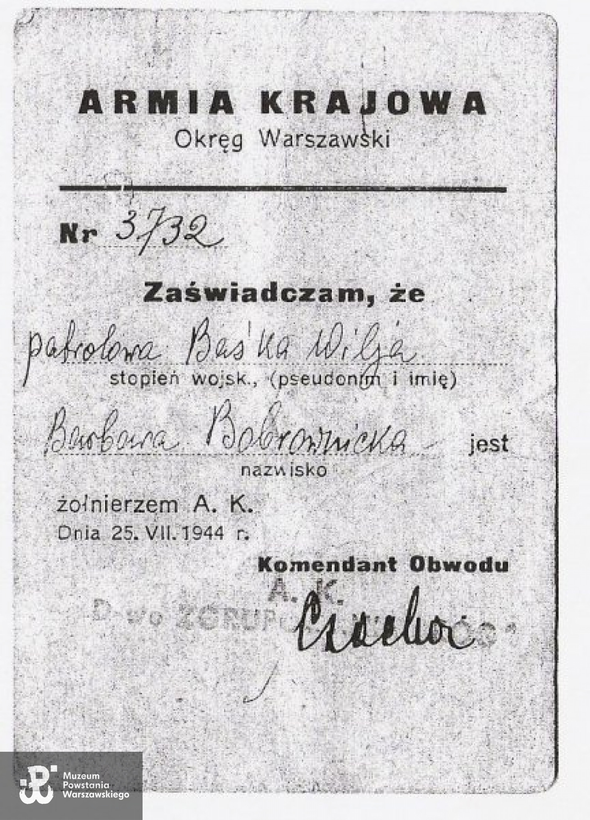 Fot. archiwum rodzinne / SPPW1944