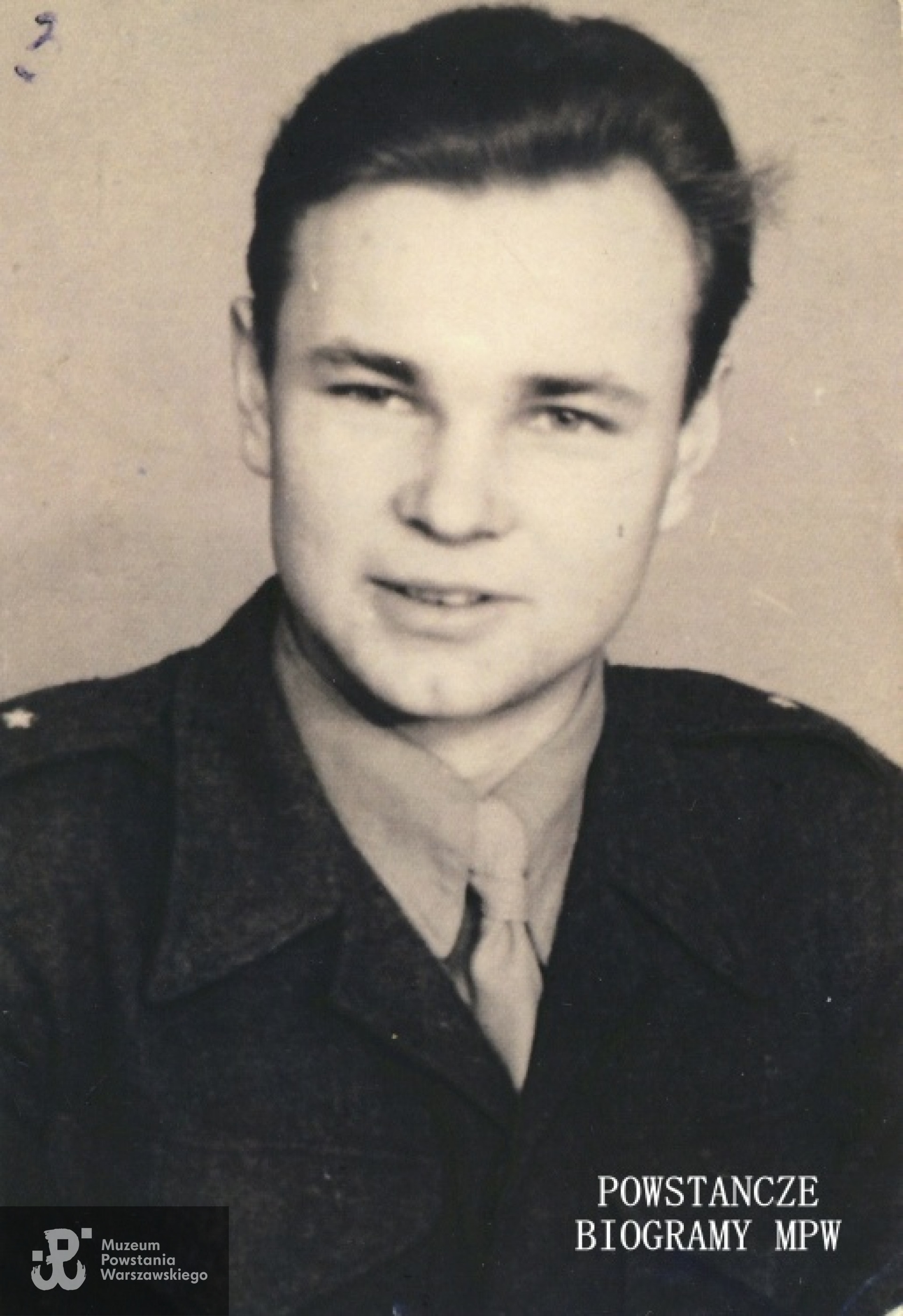 Olgierd Witold Adaszkiewicz po wyzwoleniu, jako żołnierz  2 Korpusu PSZ. Fot. z archiwum rodzinnego Andrew Adaszkiewicza