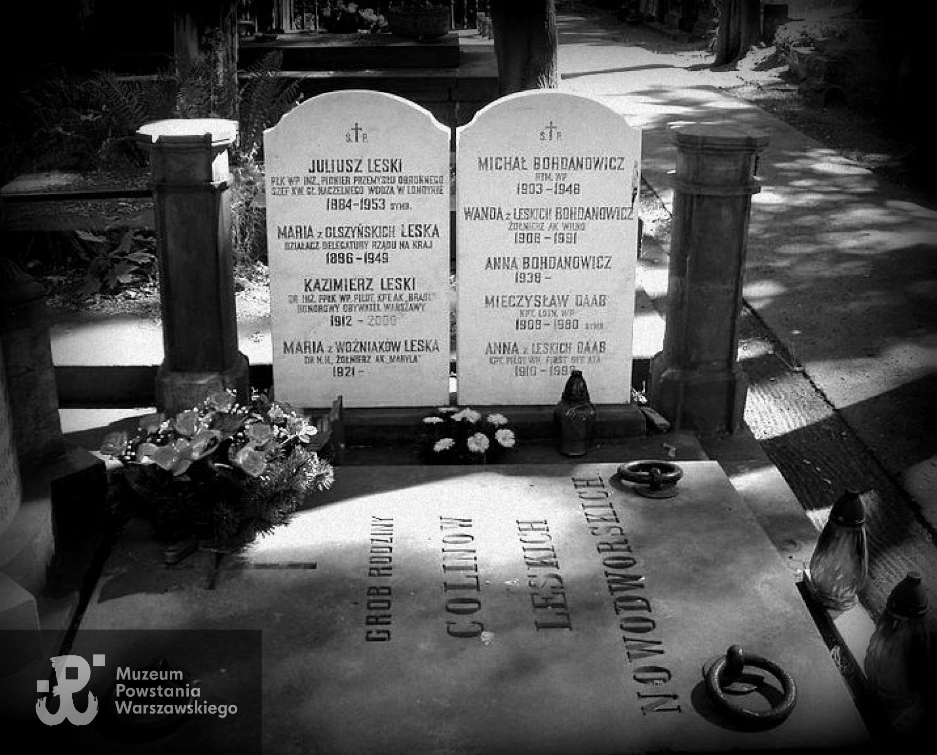 Cmentarz Powązkowski w Warszawie (Stare Powązki), grób rodziny Leskich
