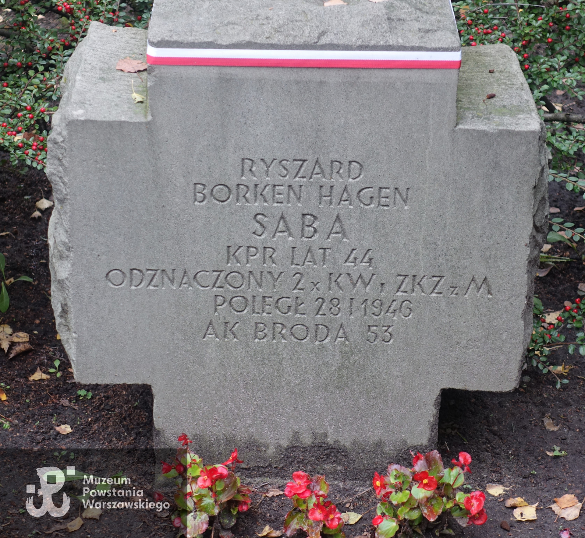 Cmentarz Wojskowy na  Powązkach, kwatera A 24,rząd 12, grób 7