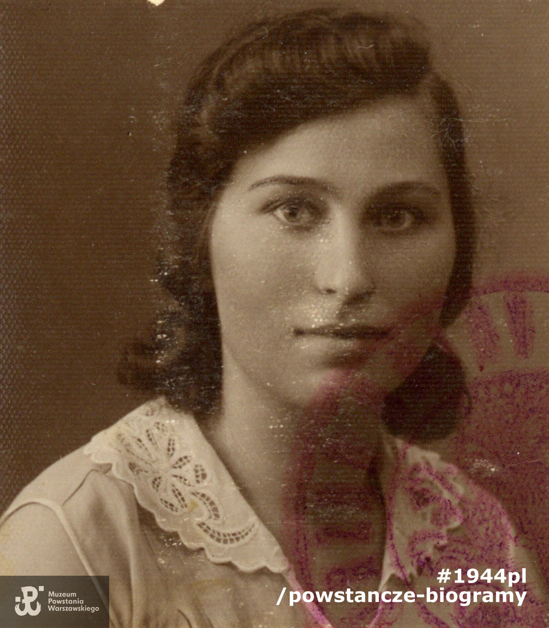 Anna Chycka - Budzyńska "Hanka". Ze zbiorów Muzeum Powstania Warszawskiego, sygn. P/9308