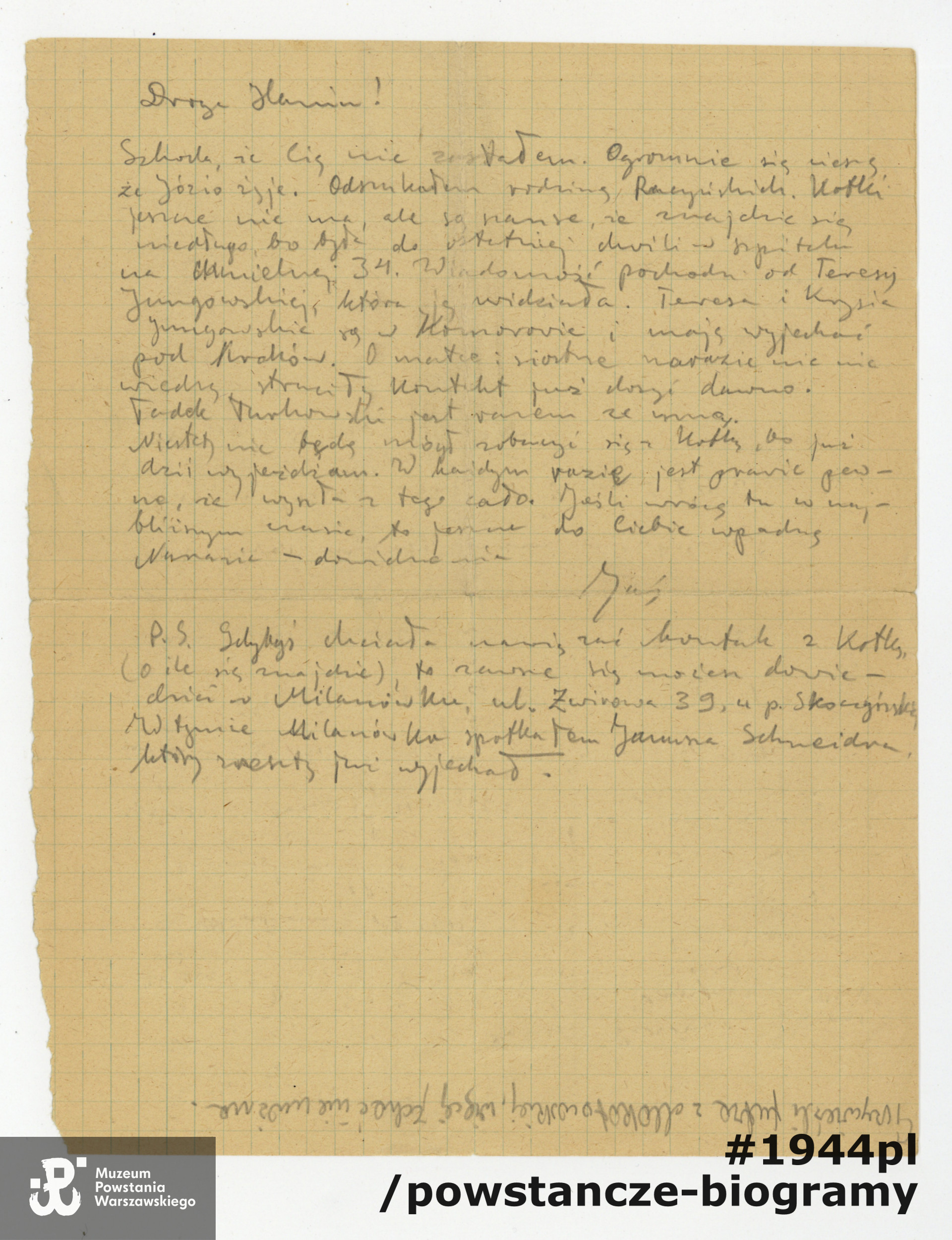 Z archiwum rodzinnego p. Michała Choynowskiego, syna.