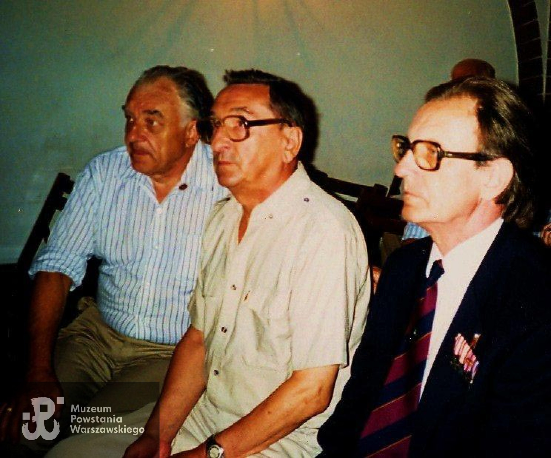 Od lewej: Janusz Klepacz, Wojciech Kamler i Krzysztof Głuchowski - Warszawa 1994