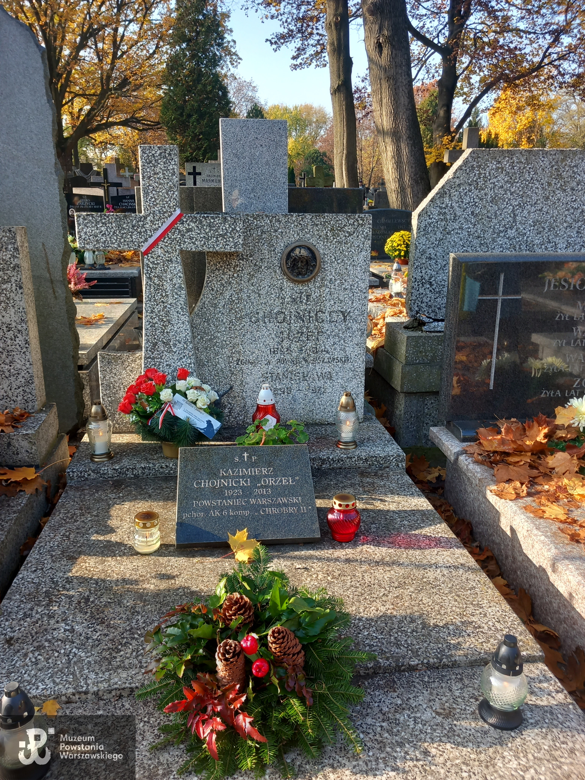  Cmentarz Bródnowski w Warszawie, kwatera 31G, rząd 3, grób 4. Fot. z zasobu Działu Historycznego MPW - projekt "Baza Grobów Powstańczych".