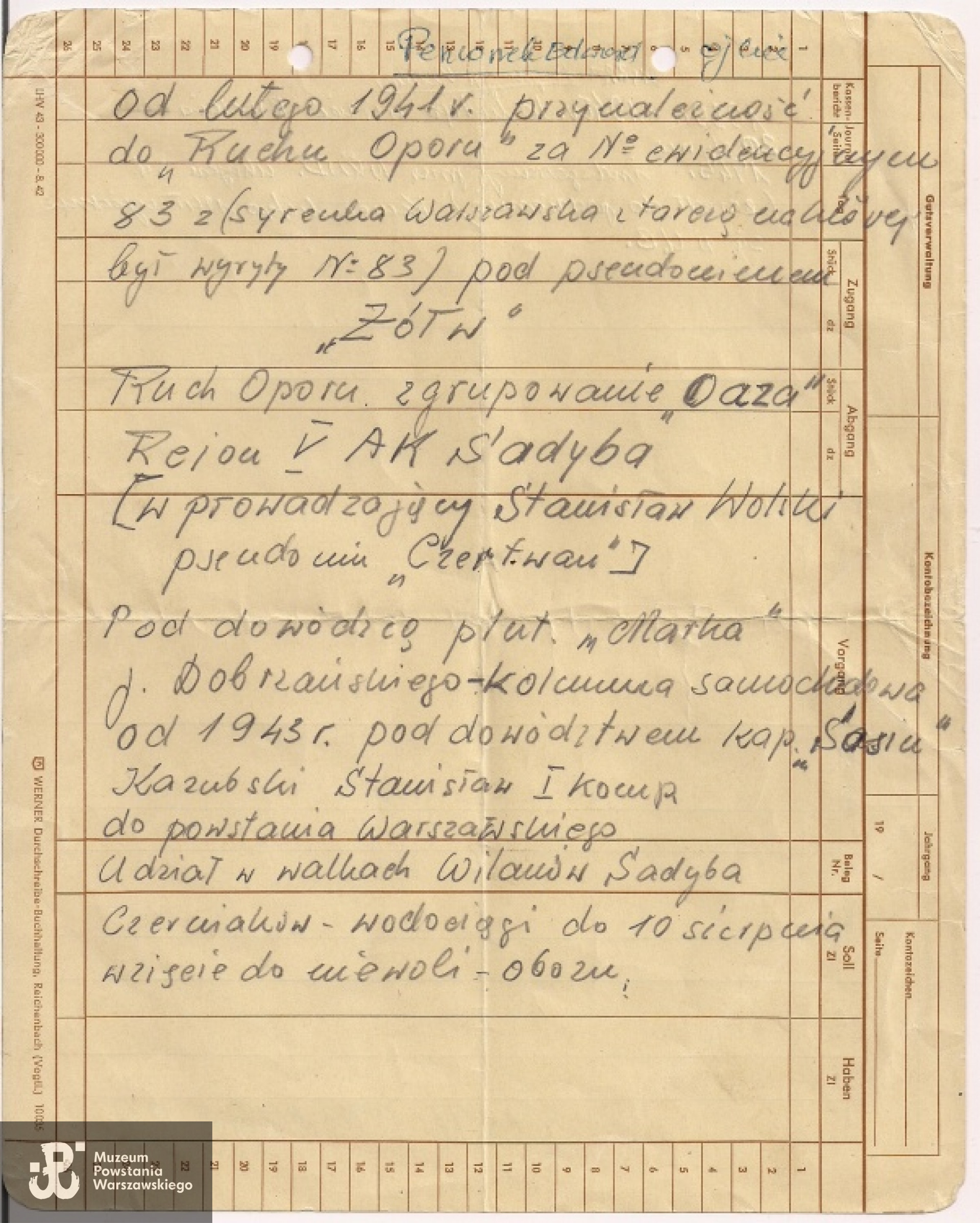 Ze zbiorów archiwum rodzinnego Marka Penconka