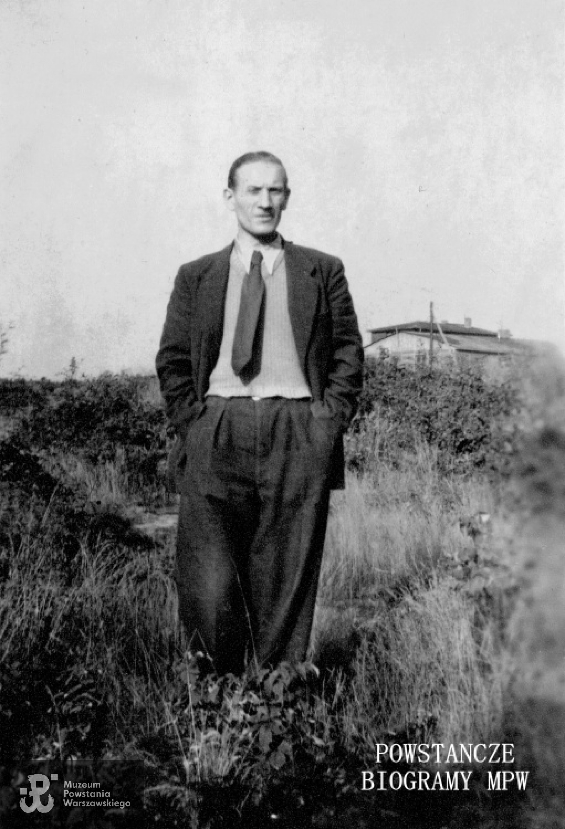 Jerzy Ostrzycki w okresie "poobozowym" - lata 1949-1950. Fot. ze zbiorów rodzinnych syna, p. Jacka Ostrzyckiego.