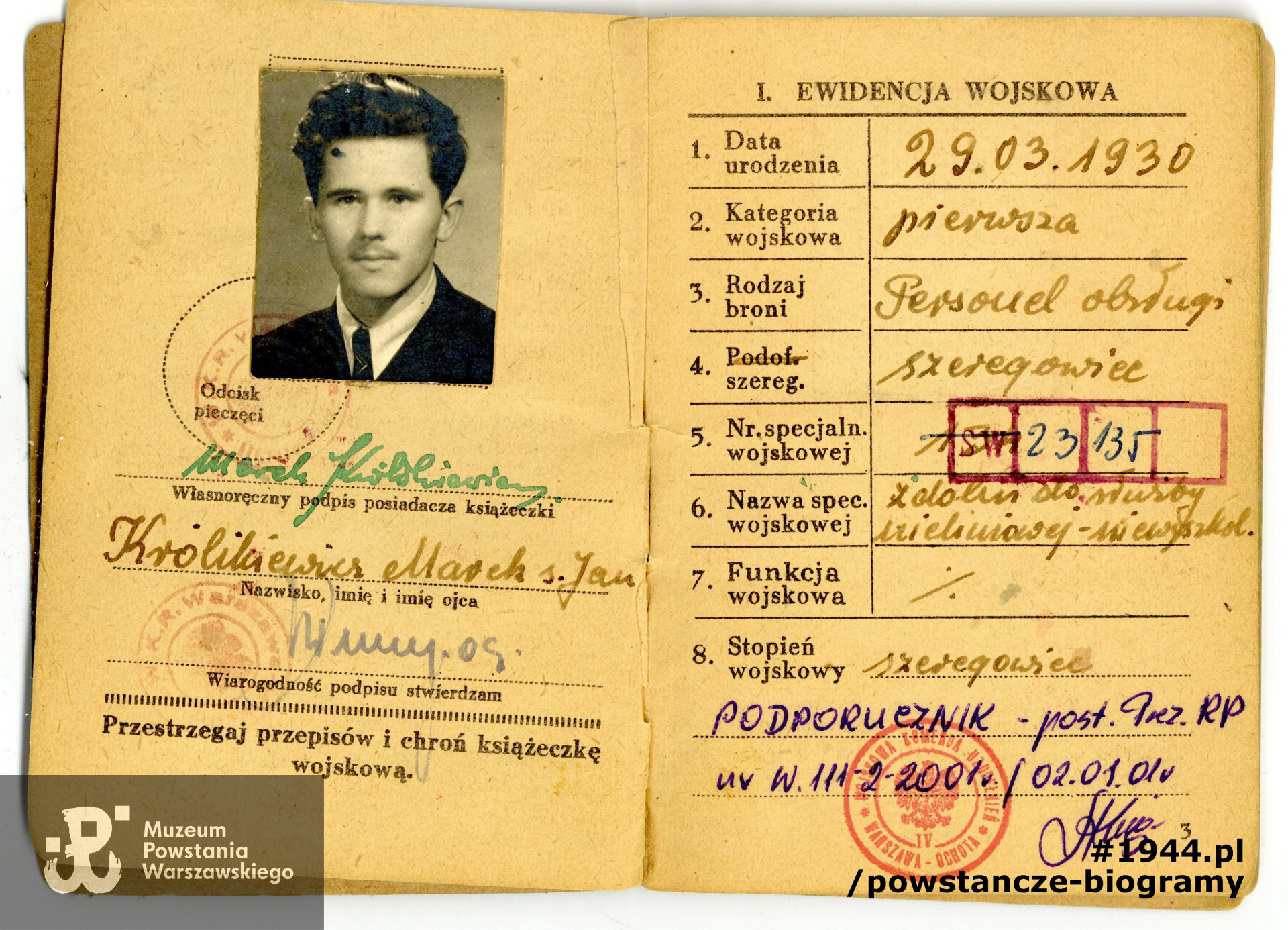 Udostępnił p. Marek Królikiewicz  "Grot"