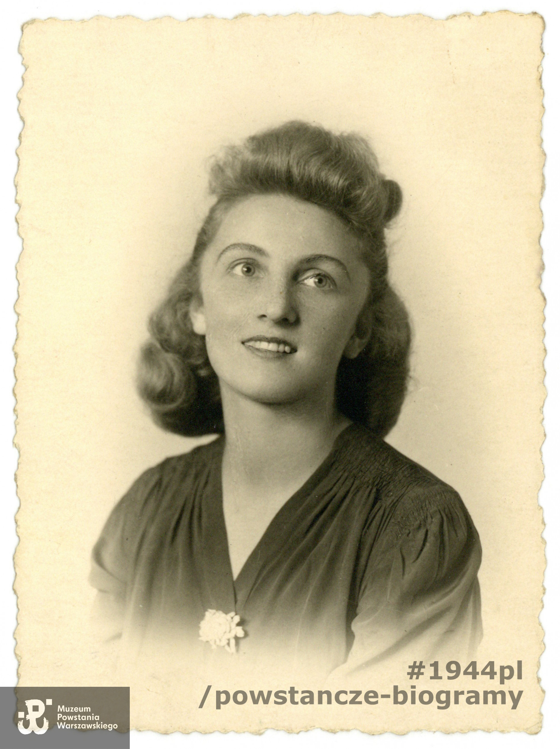 Maria Winiarska-Majczyno. Fot. ze zbiorów prywatnych p. Alicji Czarneckiej z domu Kochanowicz ps. Luśka