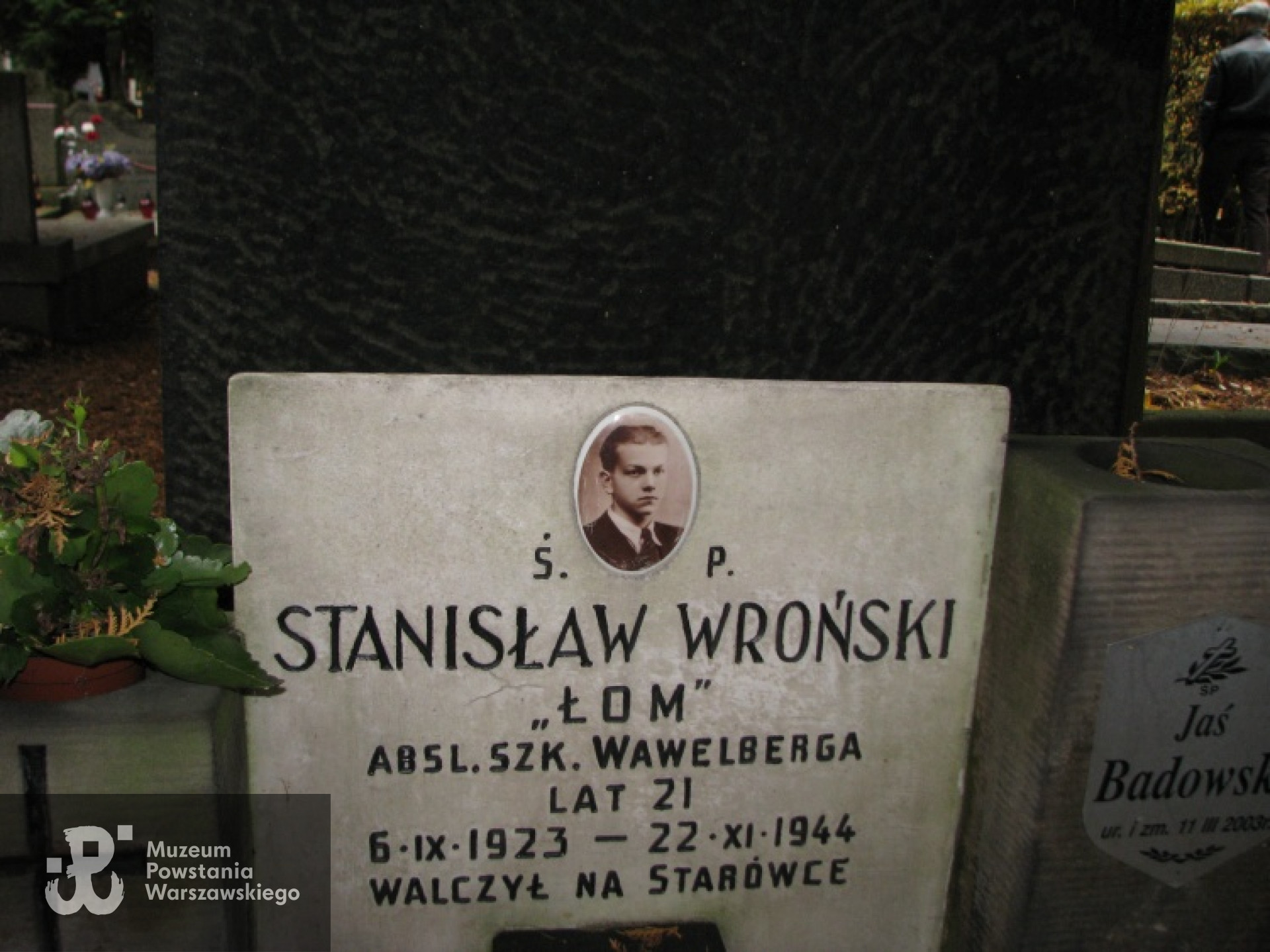 Mogiła Stanisława Wrońskiego.