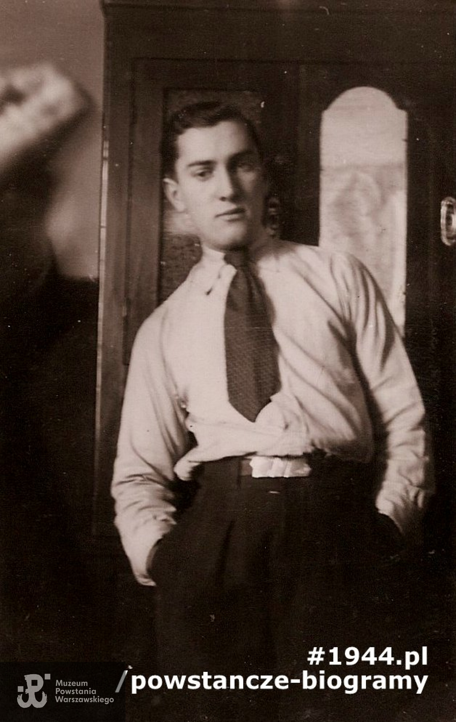 Edward Machnicki. Fot. z archiwum rodzinnego udostępniła p. Dorota Grabowska-Kozarzewska