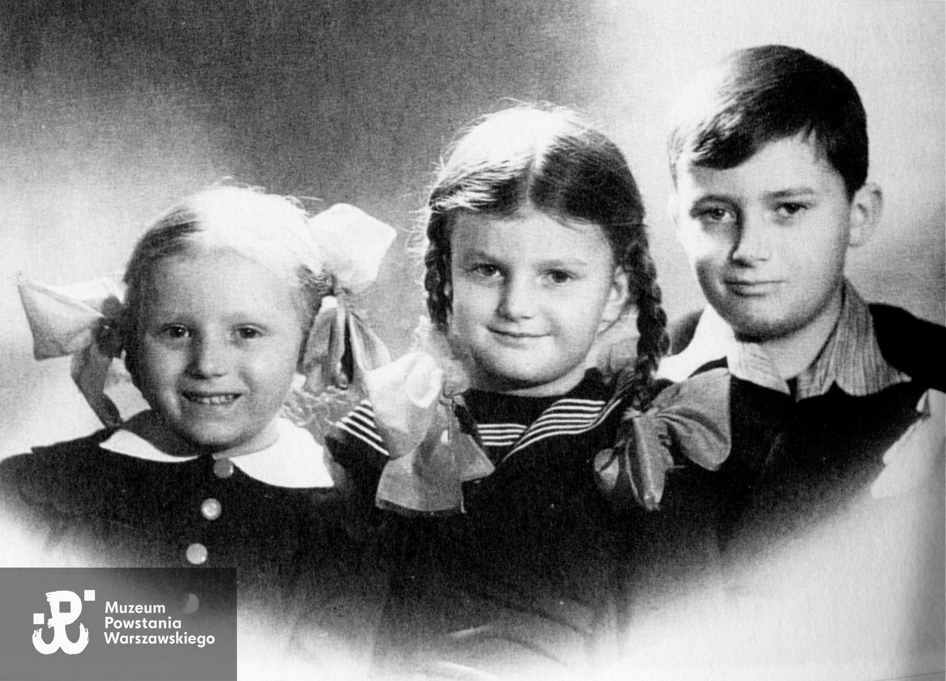 Rodzeństwo  Graba-Łęckich: Ludmiła,  Hanna i Kazimierz. 