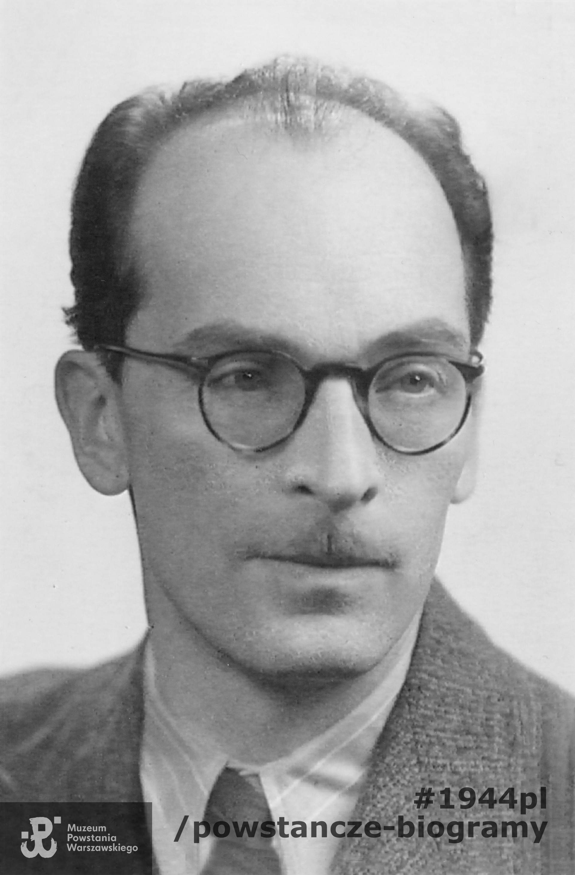 ppor. Władysław Różycki ps. "Góral" (1897-1982). Fotografia portretowa ze zbiorów rodzinnych, obecnie w zbiorach Muzeum Powstania Warszawskiego, sygn. P/9081, dar p. Krystyny Kujawy - Trzaskowskiej, córki.