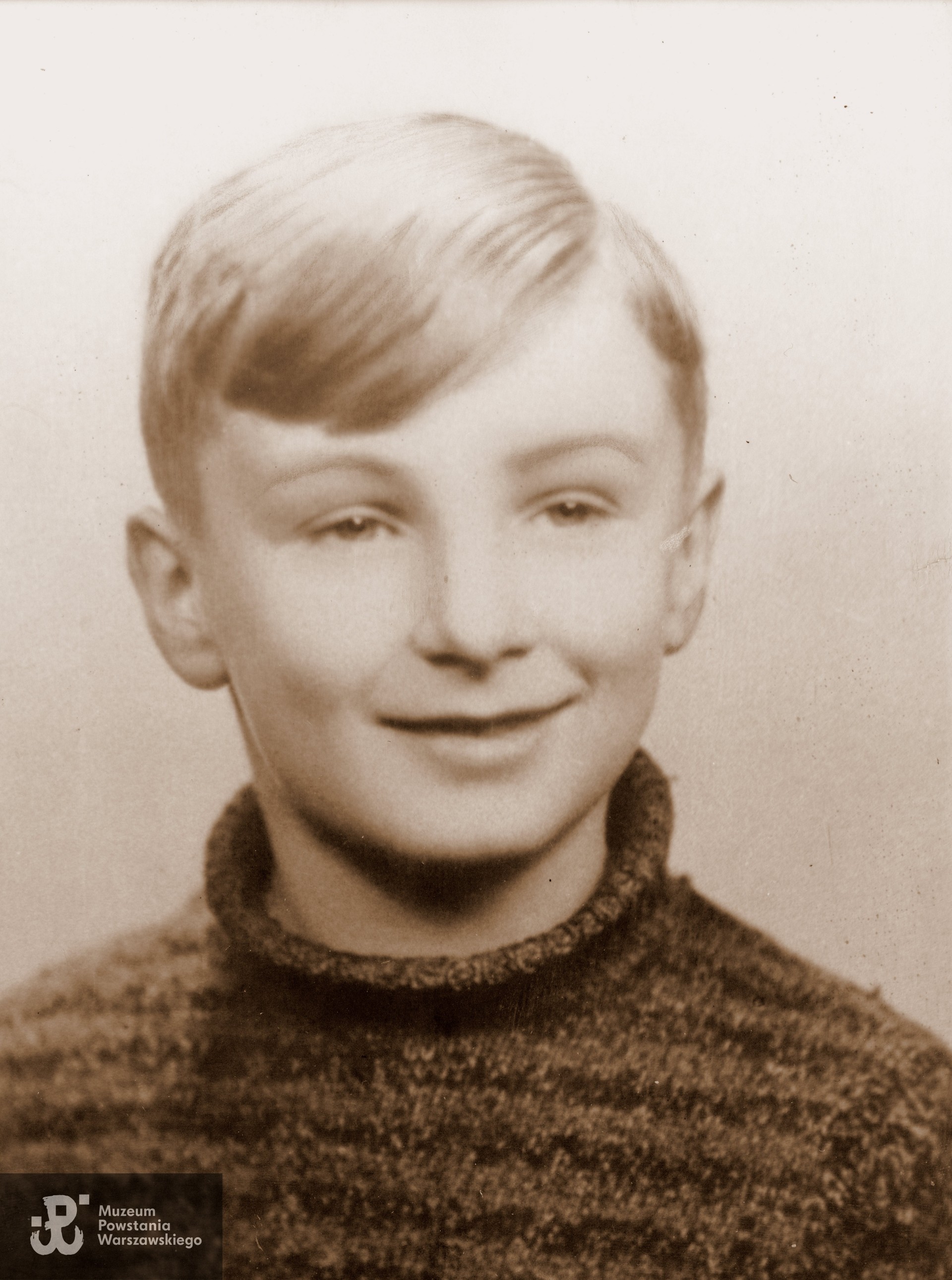 Jerzy Gaździcki ps. Gołąb. Fot. ze zbiorów rodzinnych, skan wykonano w Muzeum Powstania Warszawskiego, 01/2025