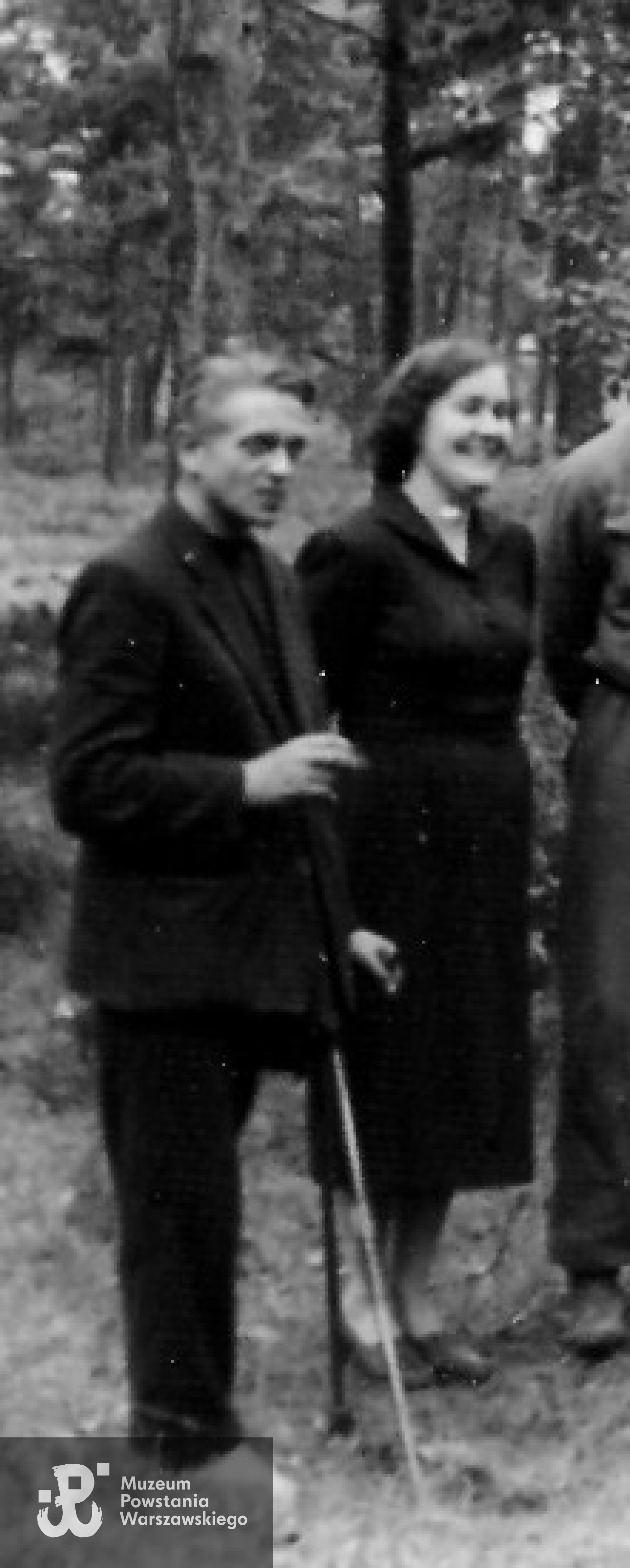 Wacław Czyszek z żoną Zofią - Hel, lata 50.