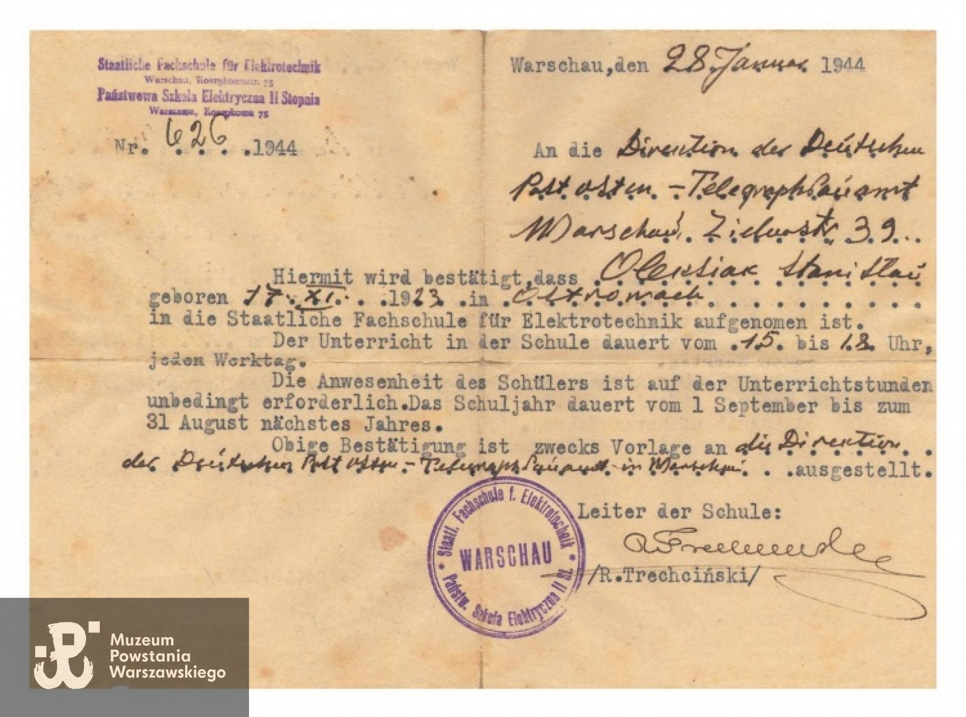 Fot. archiwum rodzinne / materiały do Słownika Uczestników PW