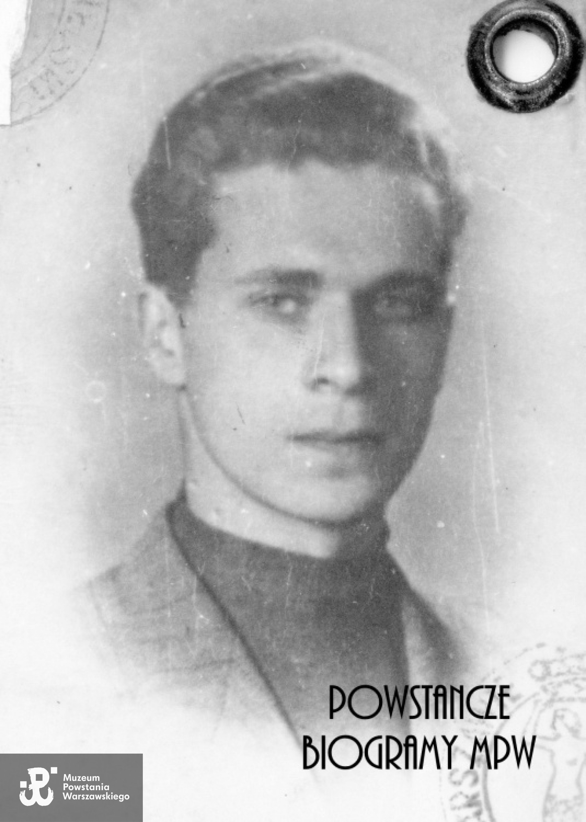 Fot. legitymacyjna z dokumentów - ze zbiorów Muzeum Powstania Warszawskiego, sygn. P/7657