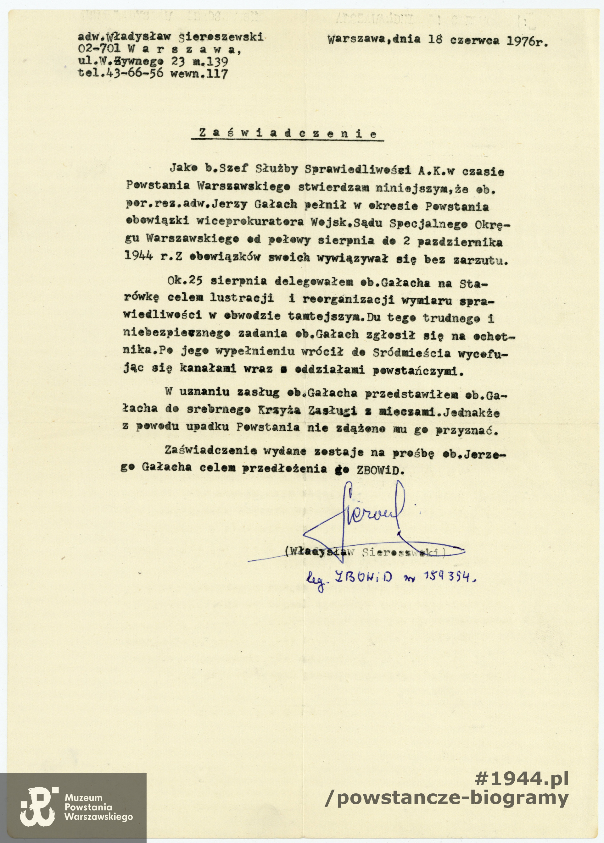 Ze zbiorów Muzeum Powstania Warszawskiego, sygn. P/8627/16