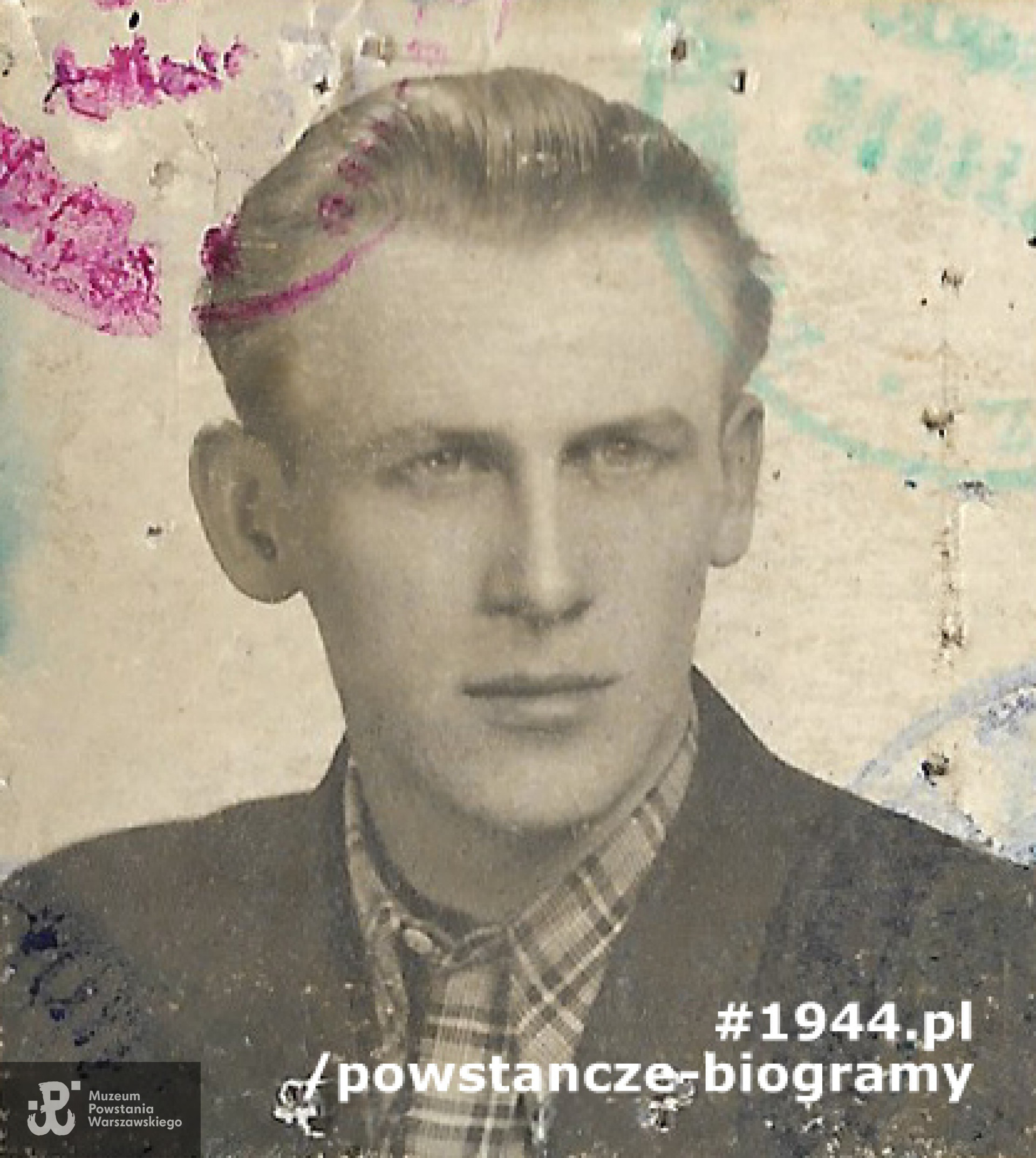 Bolesław Lament ps."Biszkopt" - zdjęcie  Fot. udostępnione z archiwum rodzinnego przez p. Agnieszkę Żelazko. 