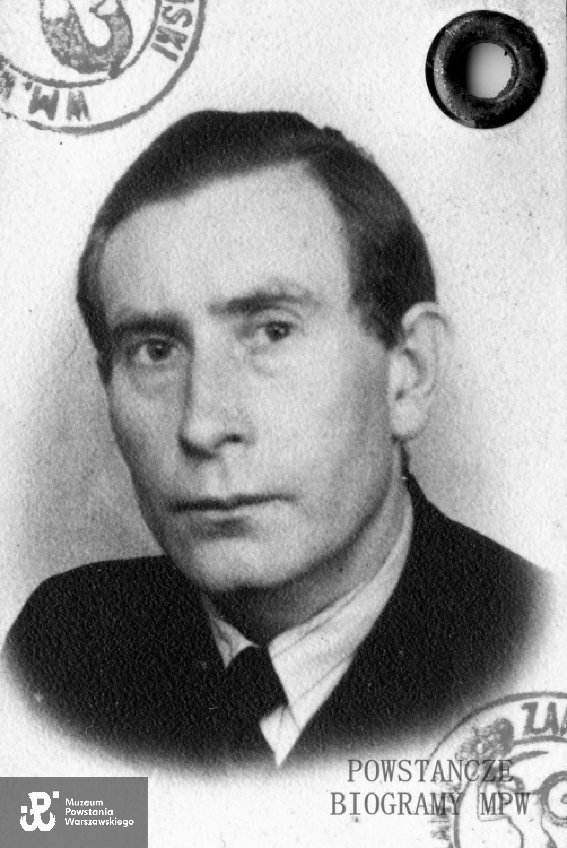 Władysław Olejniczak ps. "Wiórek" (1908-1978). Zdjęcie z czasów okupacji. Fot. archiwum prywatne