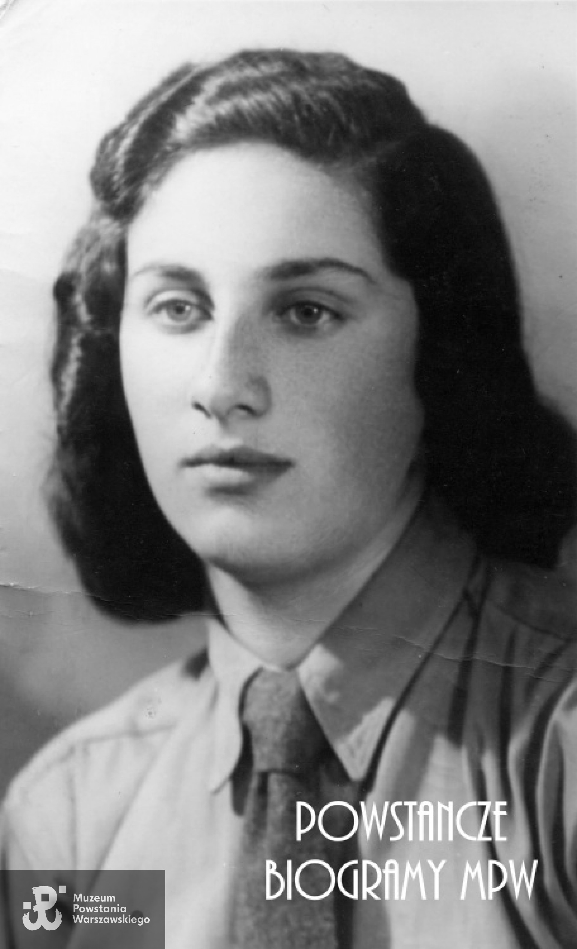 Maria Myszkowska "Myszka" po wyzwoleniu - zdjęcie w mundurze PSZ. Fot. z archiwum rodzinnego Marii Bourquin - Rulskiej, obecnie w zbiorach MPW