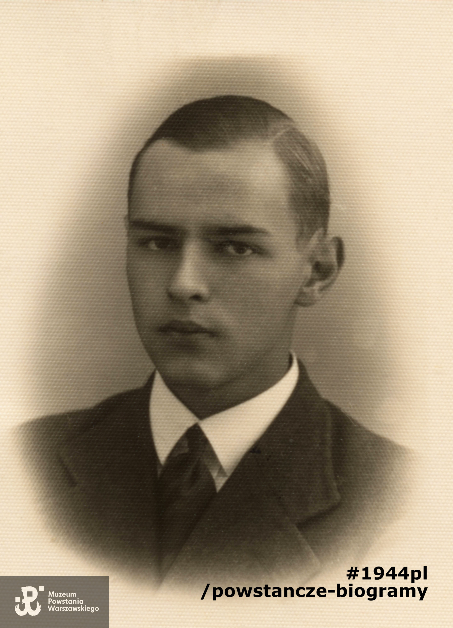 por. Andrzej Findeisen "Turkiel" (1915-1944). Fotografia ze zbiorów rodzinnych p. Władysława Findeisena i jego synów.