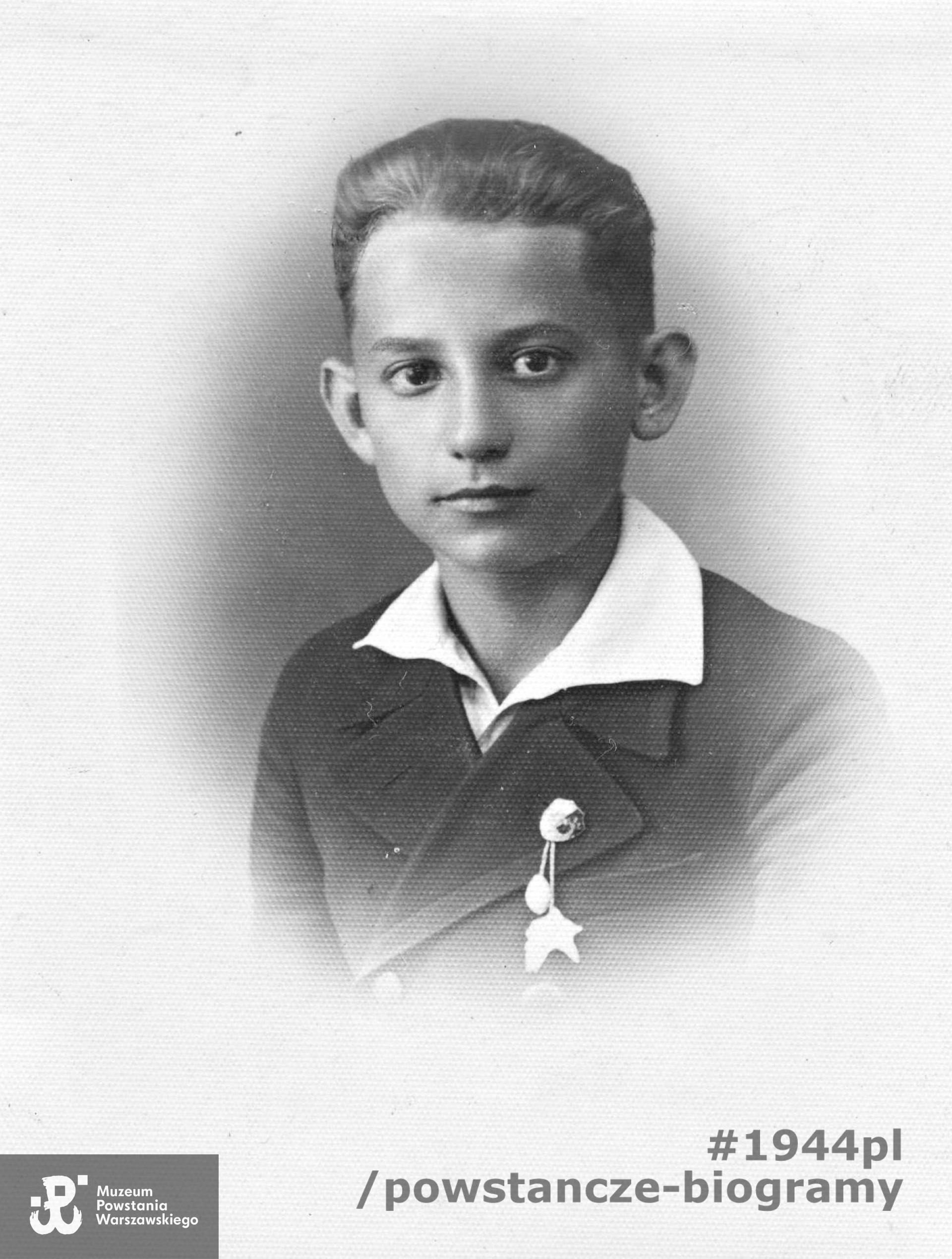 Zdzisław jako uczeń, lata 30-te XX w. Fot. ze zbiorów rodzinnych, udostępnił p. Paweł Polz 