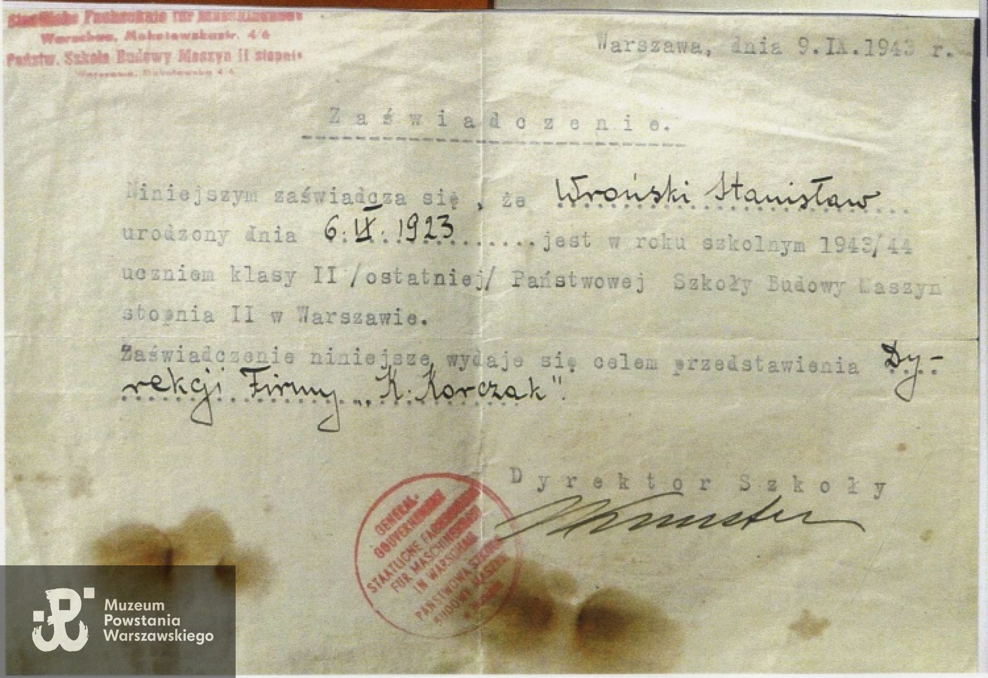 Z archiwum Krystyny Badowskiej