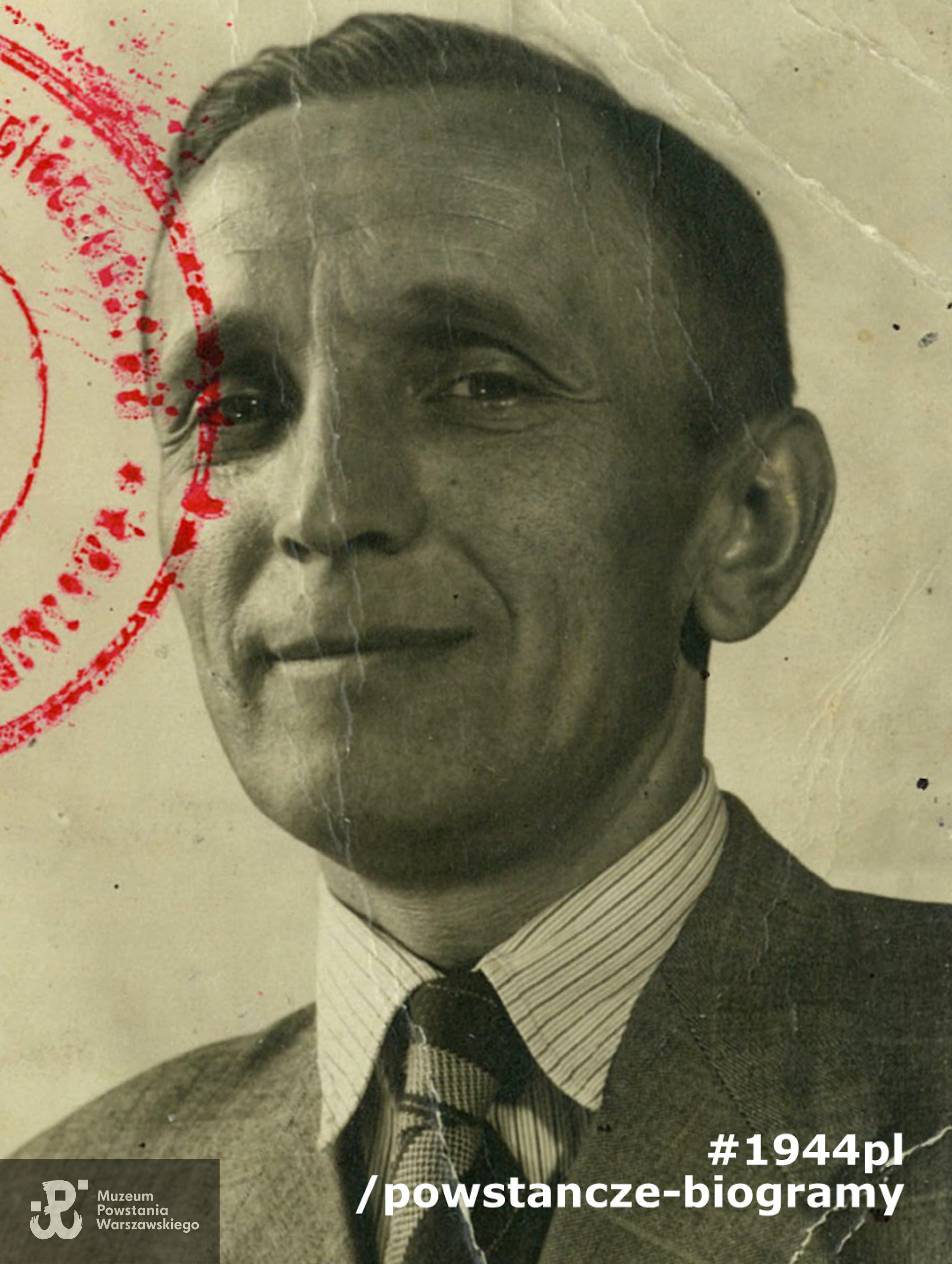 Fotografia z dokumentów z okresu okupacji niemieckiej. Z archiwum rodzinnego p.  Marzanny de Latour, córki