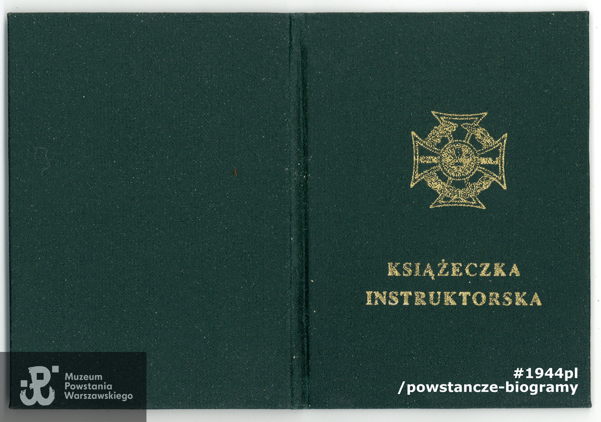 Książeczka Instryktorstka. Ze zbiorów p. Janusza Komorowskiego ps. „Antek”. Skan wykonano w Muzeum Powstania Warszawskiego, 2020.