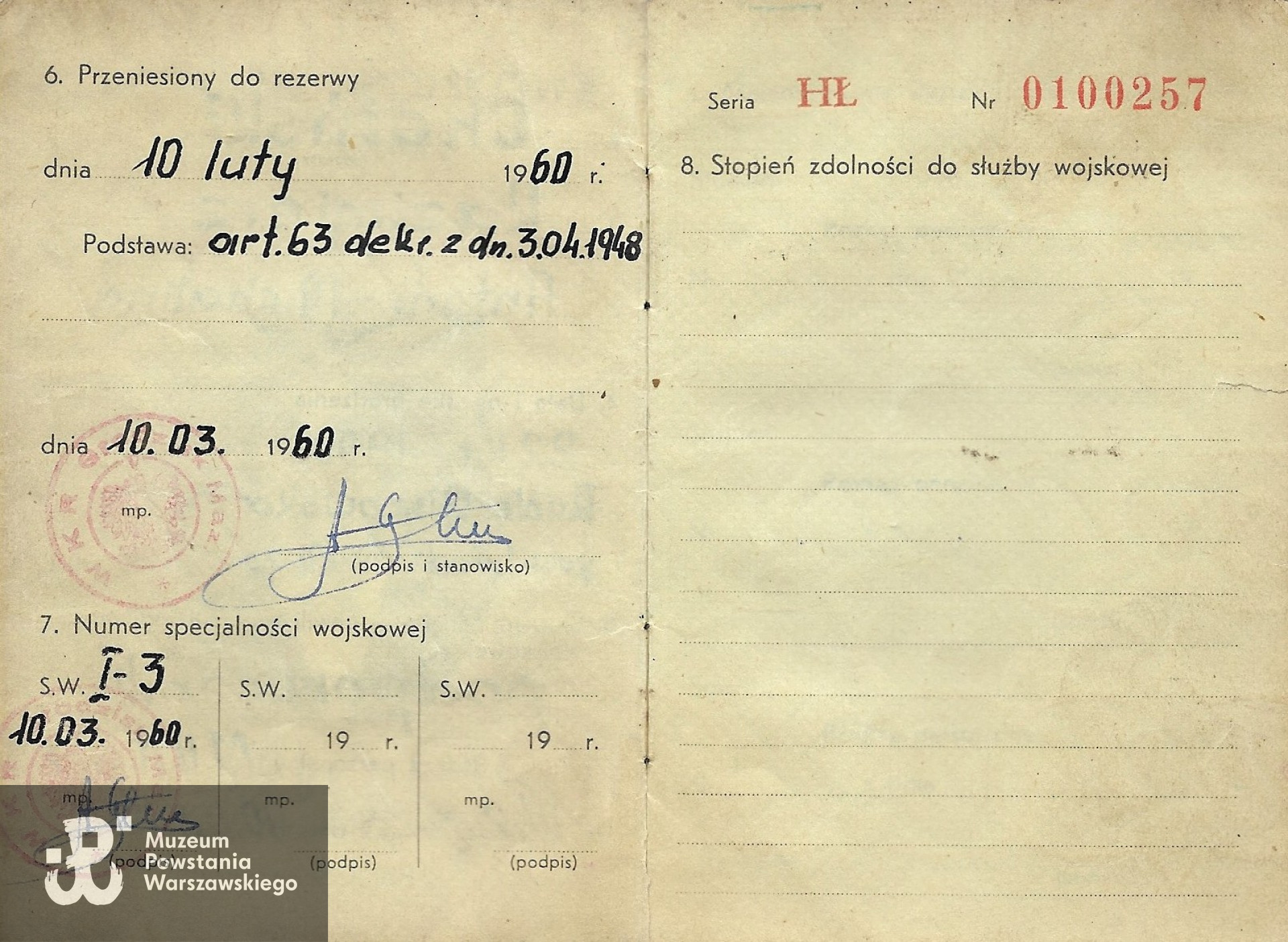 Archiwum rodzinne, obecnie w zbiorach ŚZŻAK Środowisko "Żaba" w Żyrardowie.