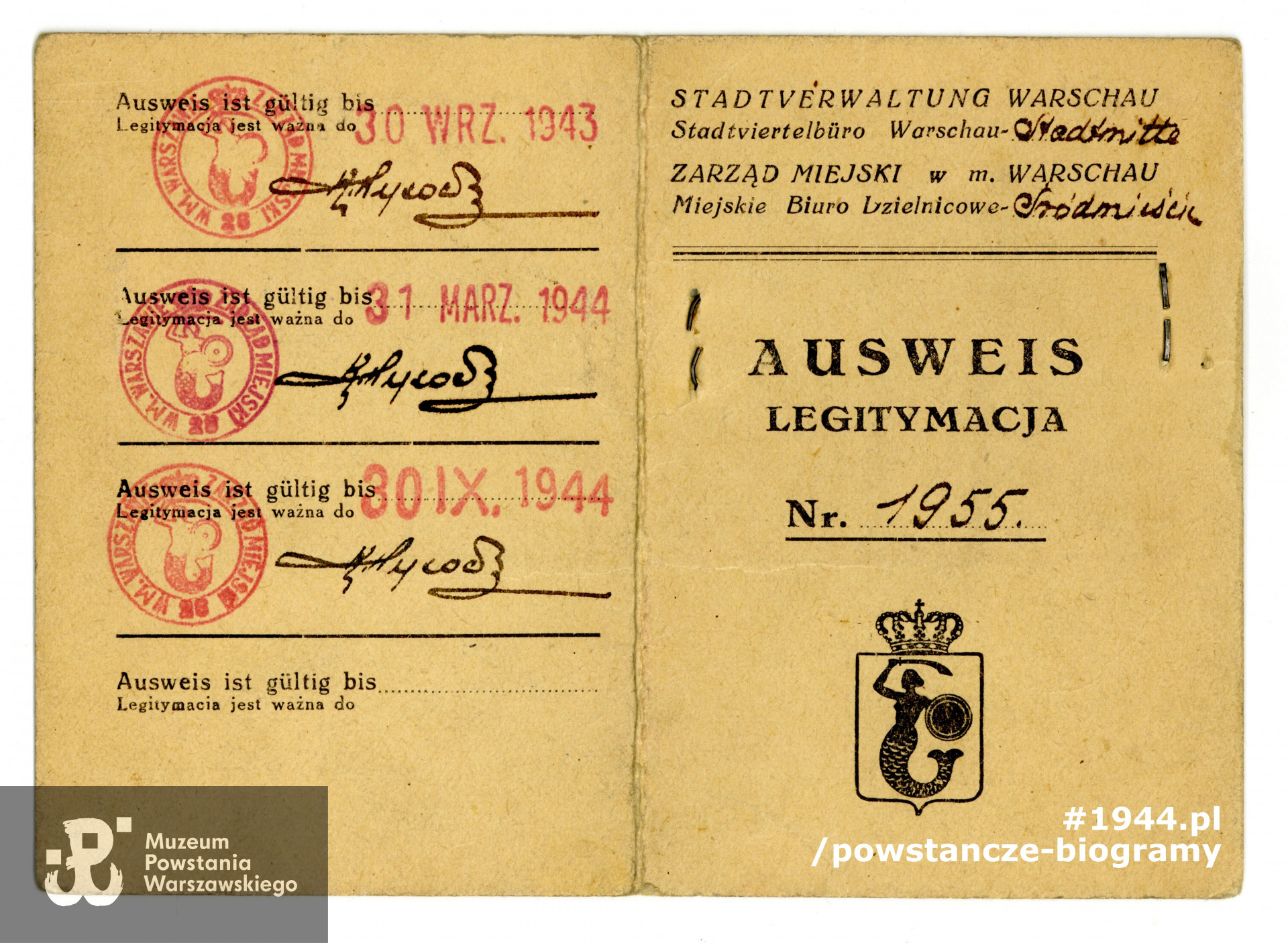 Z archiwum rodzinnego córki, p. Małgorzaty Pasek z domu Ziembińskiej