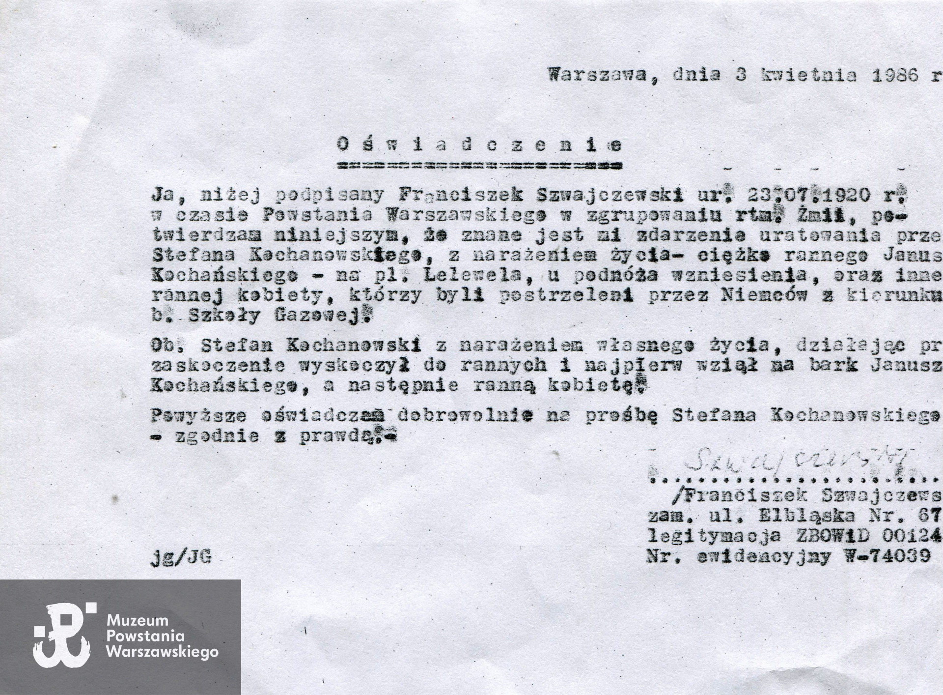 Ze zbiorów rodzinnych p. Stefana Kochanowskiego