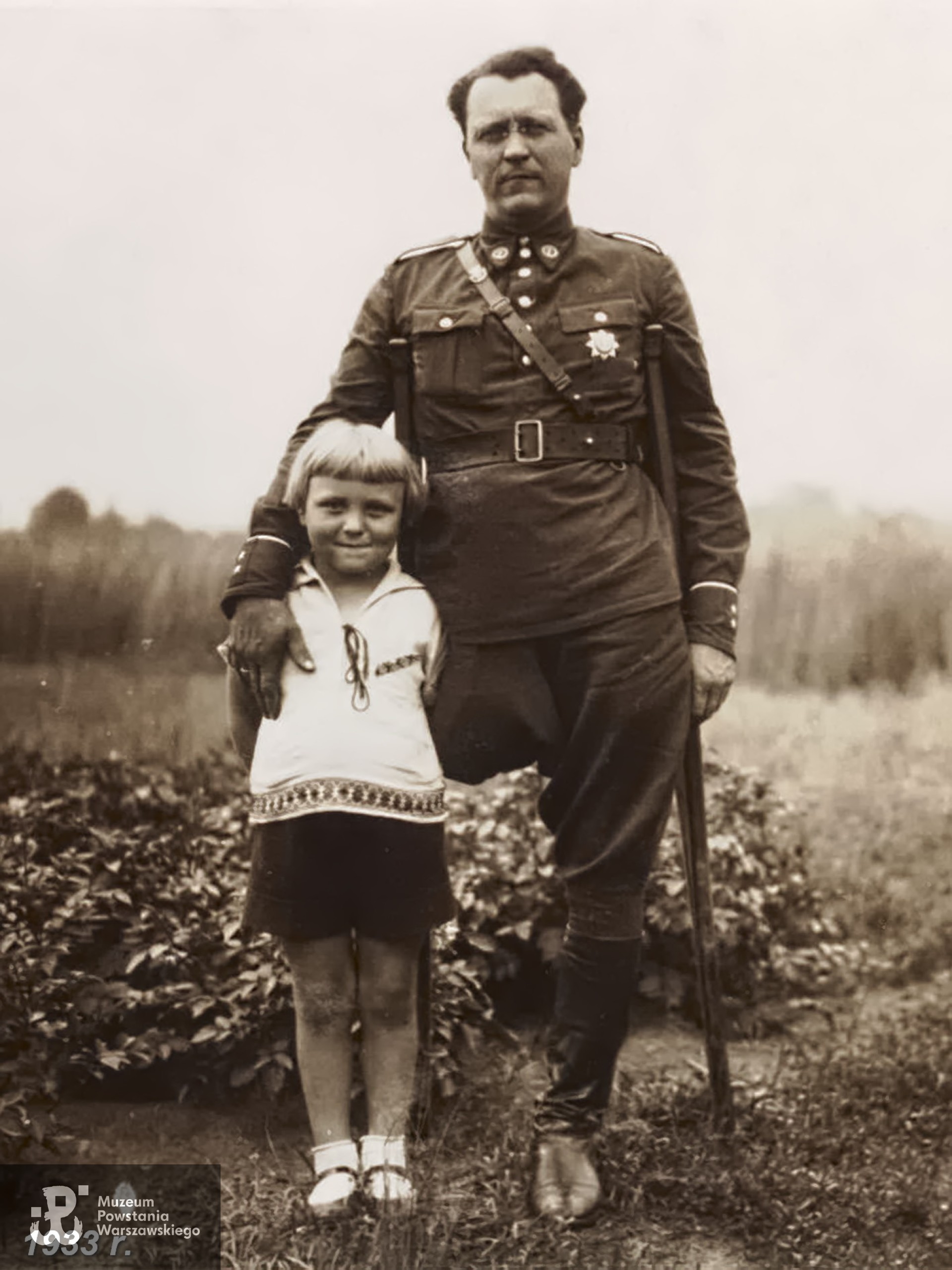 Jerzy Wolski z ojcem Bronisławem. Fot. ze zbiorów rodzinnych p. Jana Fuhrmanna