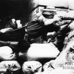 Początek sierpnia 1944 roku, Śródmieście, ul. Bracka. Żołnierze 3. kompanii Batalionu 