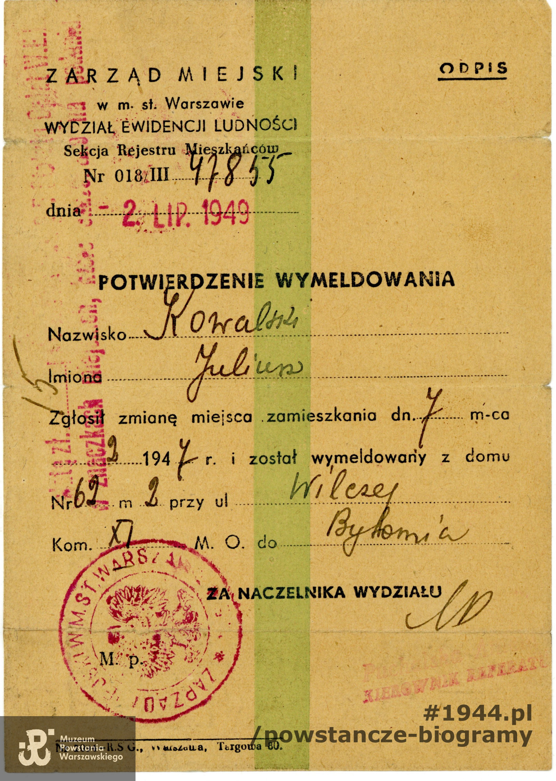 Ze zbiorów Muzeum Powstania Warszawskiego, sygn. P/9041