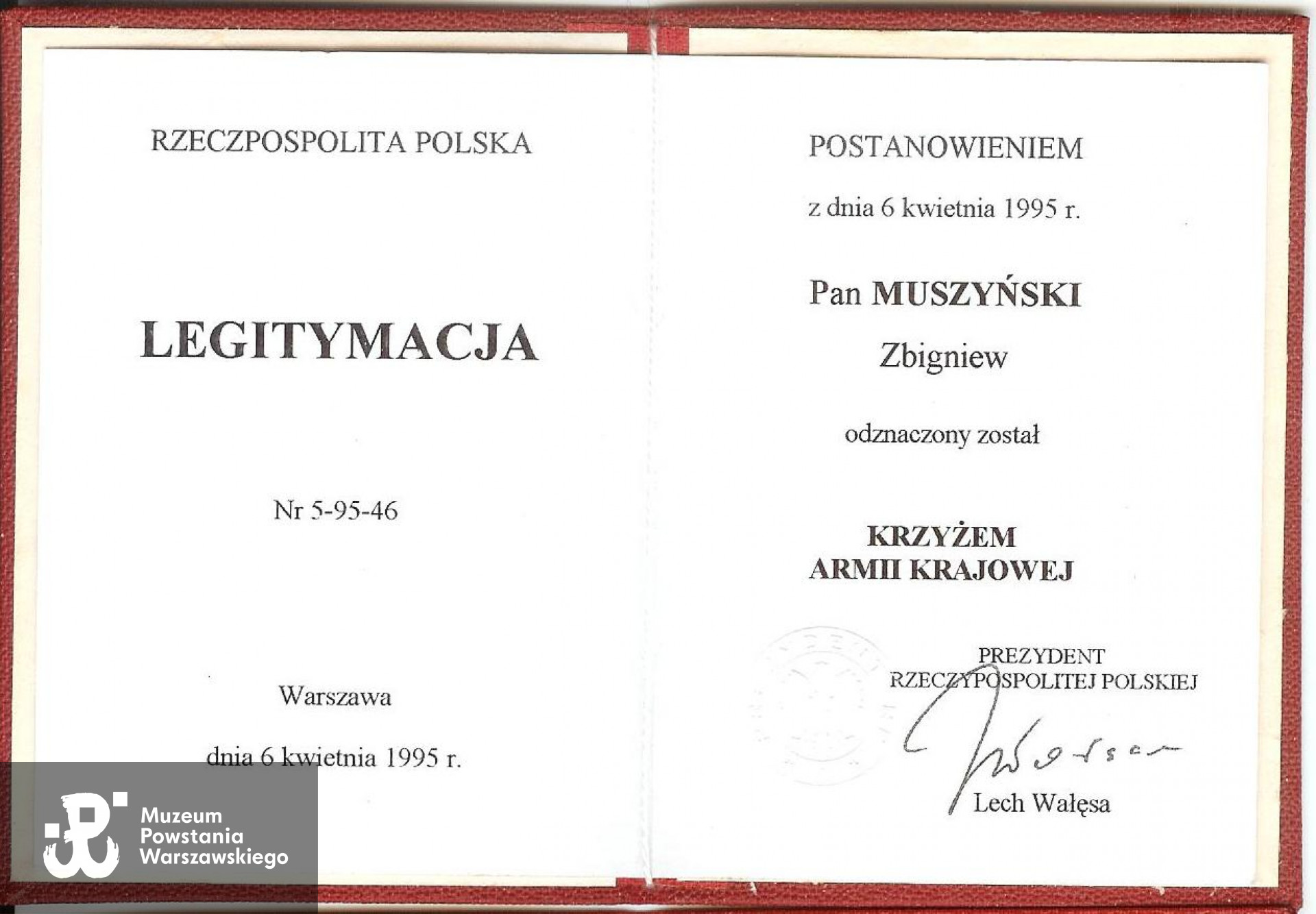 Z archiwum p. Zbigniewa Muszyńskiego