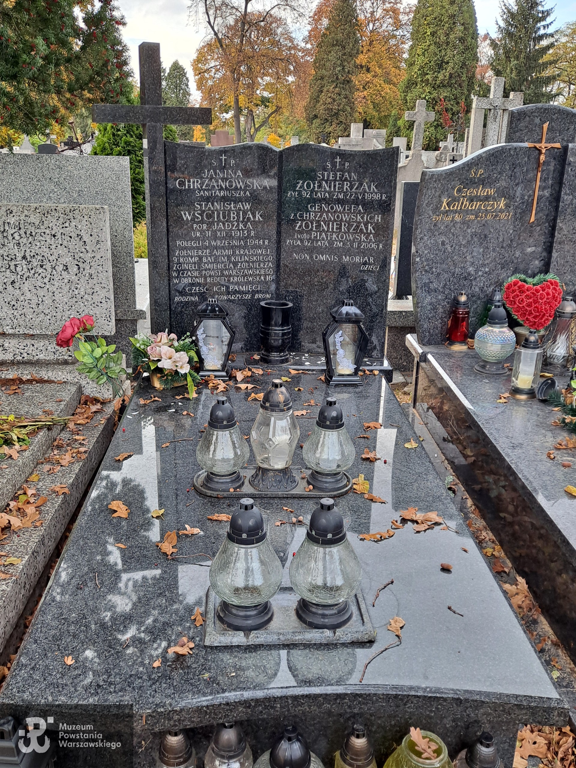Cmentarz Bródnowski w Warszawie, kwatera 46-C-I-14, źr. Muzeum Powstania Warszawskiego/Baza Grobów Powstańczych