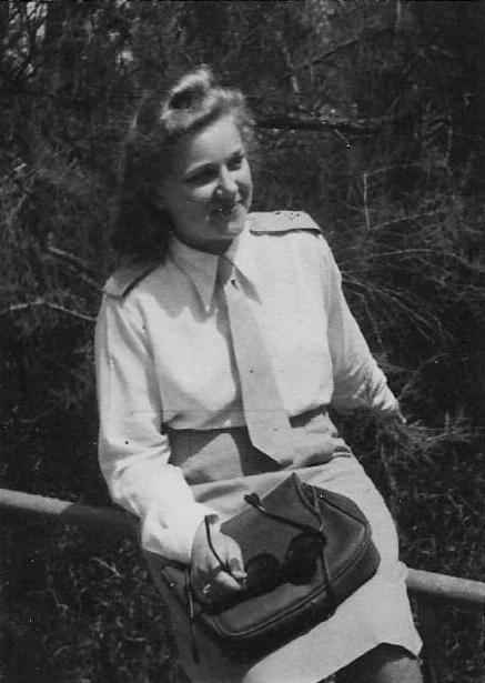 Wanda Wojnicz. Fotografia z archiwum rodzinnego syna  - p. Janusza Białowiejskiego
