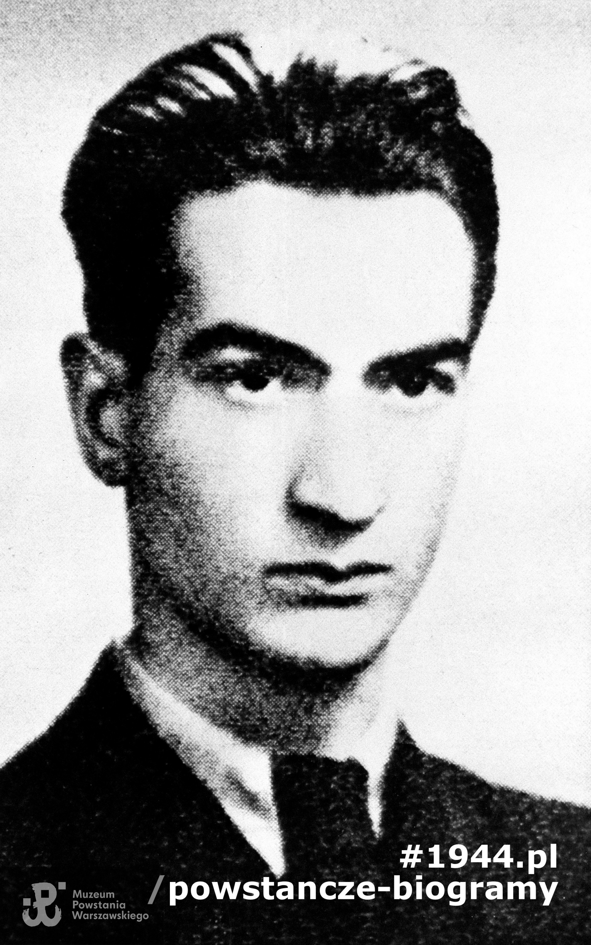 ppor. Jerzy Zakrzewski "Wąsik" (1921-1944). Fot. ze zbiorów Muzeum Powstania Warszawskiego - batalion „Zośka"