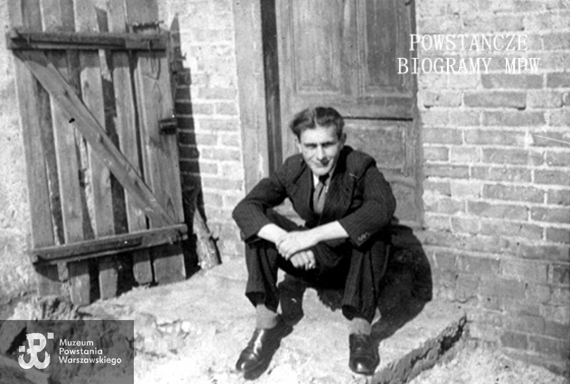 Benek Kapusta w Rembertowie, lata okupacji. Fot. z archiwum Mirosława Frankowskiego.