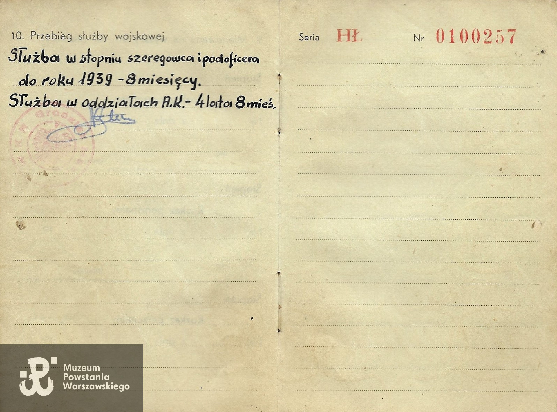 Archiwum rodzinne, obecnie w zbiorach ŚZŻAK Środowisko "Żaba" w Żyrardowie.