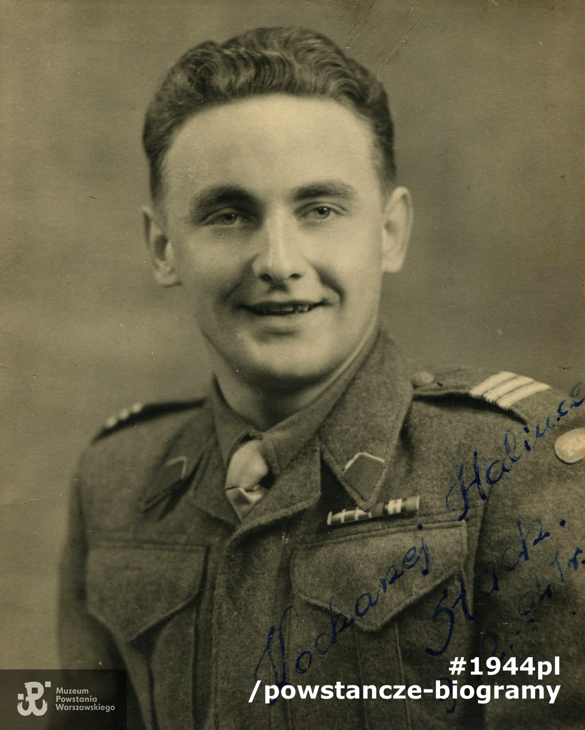 Stanisław  Bogdanowicz  ps. "Bogdan". Fot. ze zbiorów rodzinnych p. Stanisława Bogdanowicza ps. "Bogdan"