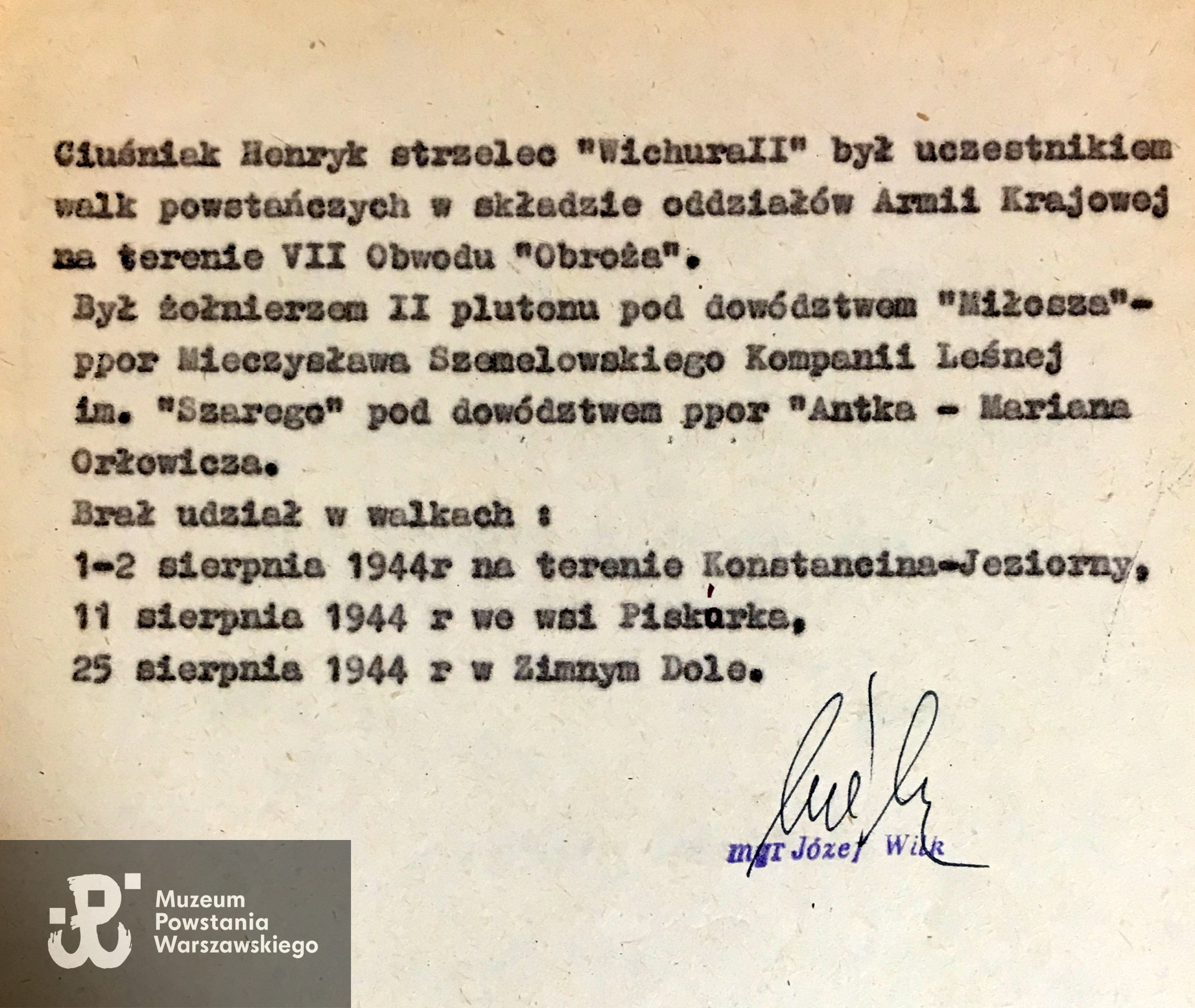 Fot. materiały do Słownika Biograficznego Uczestników PW