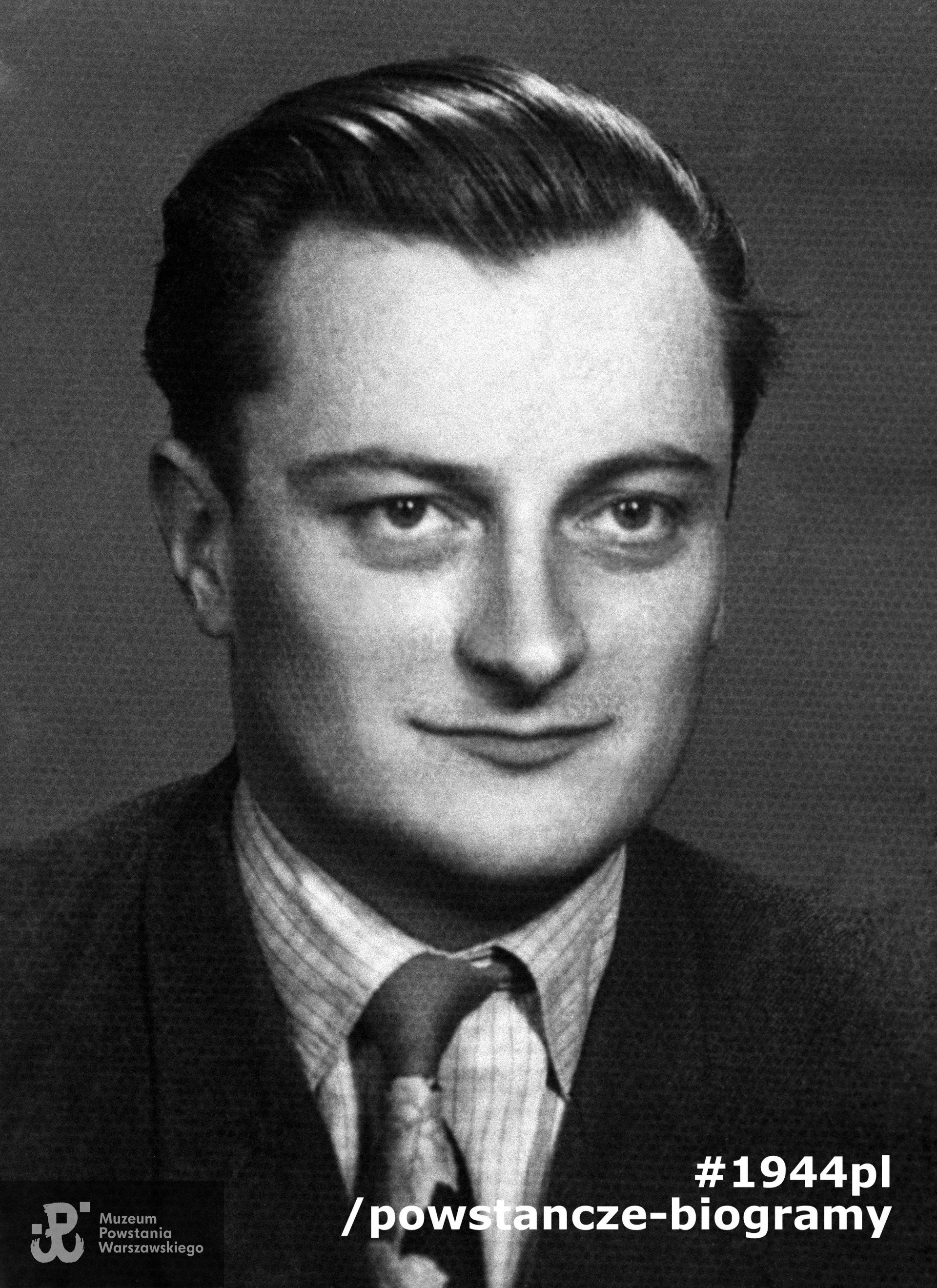 kpr. Piotr Waroczewski "Tajfun" (1925-2019).  Fot. ze zbiorów Muzeum Powstania Warszawskiego, sygn.  MPW-IS/2014 (P/9209/19).