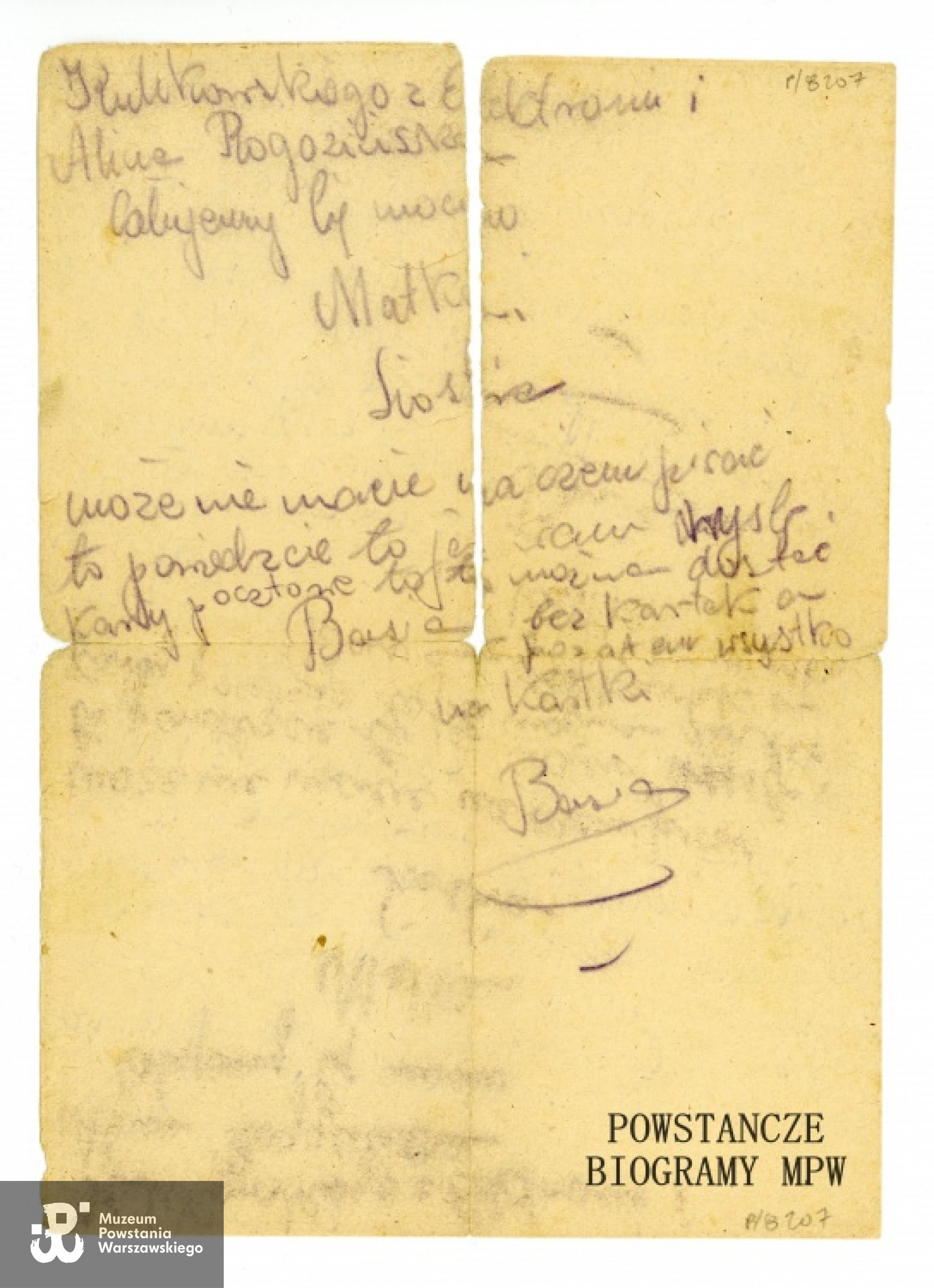 Ze zbiorów Muzeum Powstania Warszawskiego, sygn. P/8207