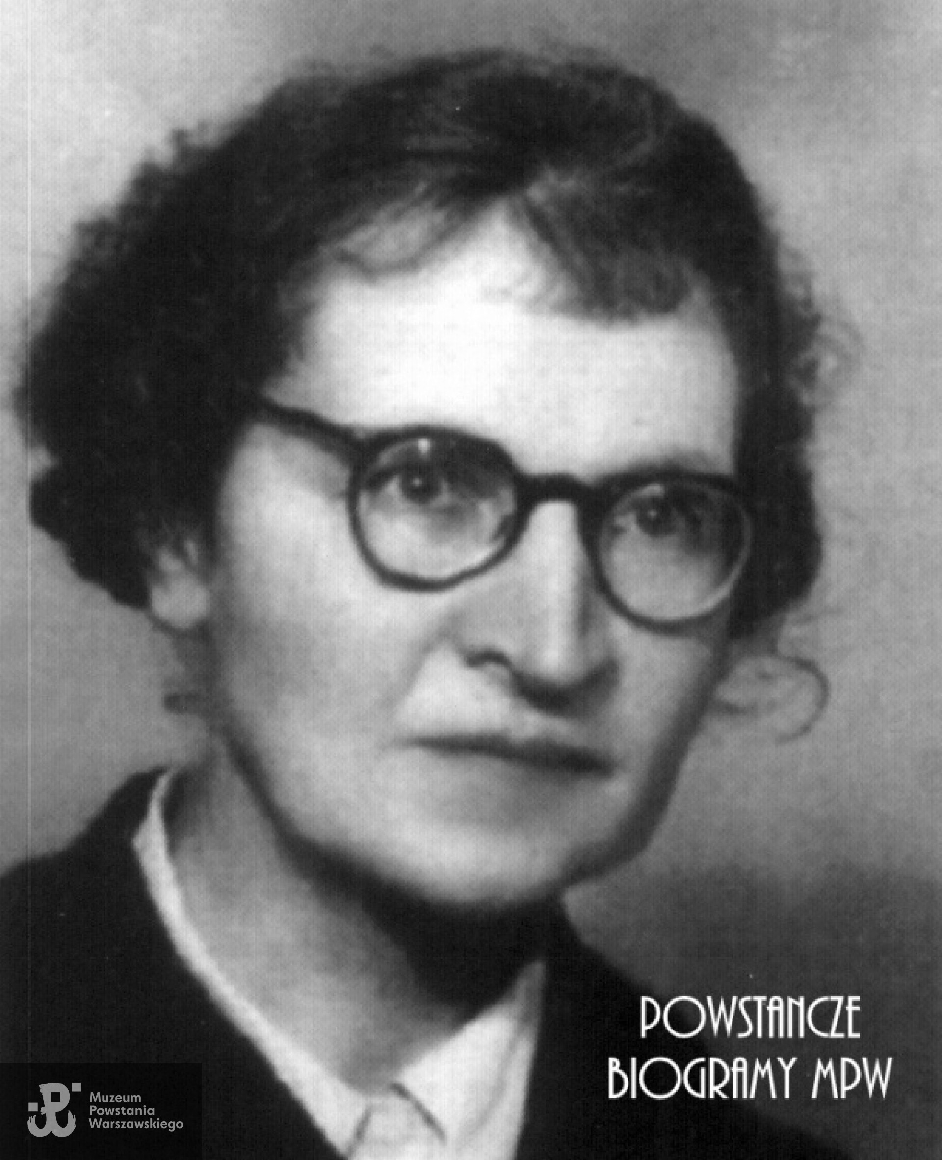 Zofia Martenowska ps. "Zi", "Przemysława". <i>Fot. Encyklopedia Medyków Powstania Warszawskiego</i>