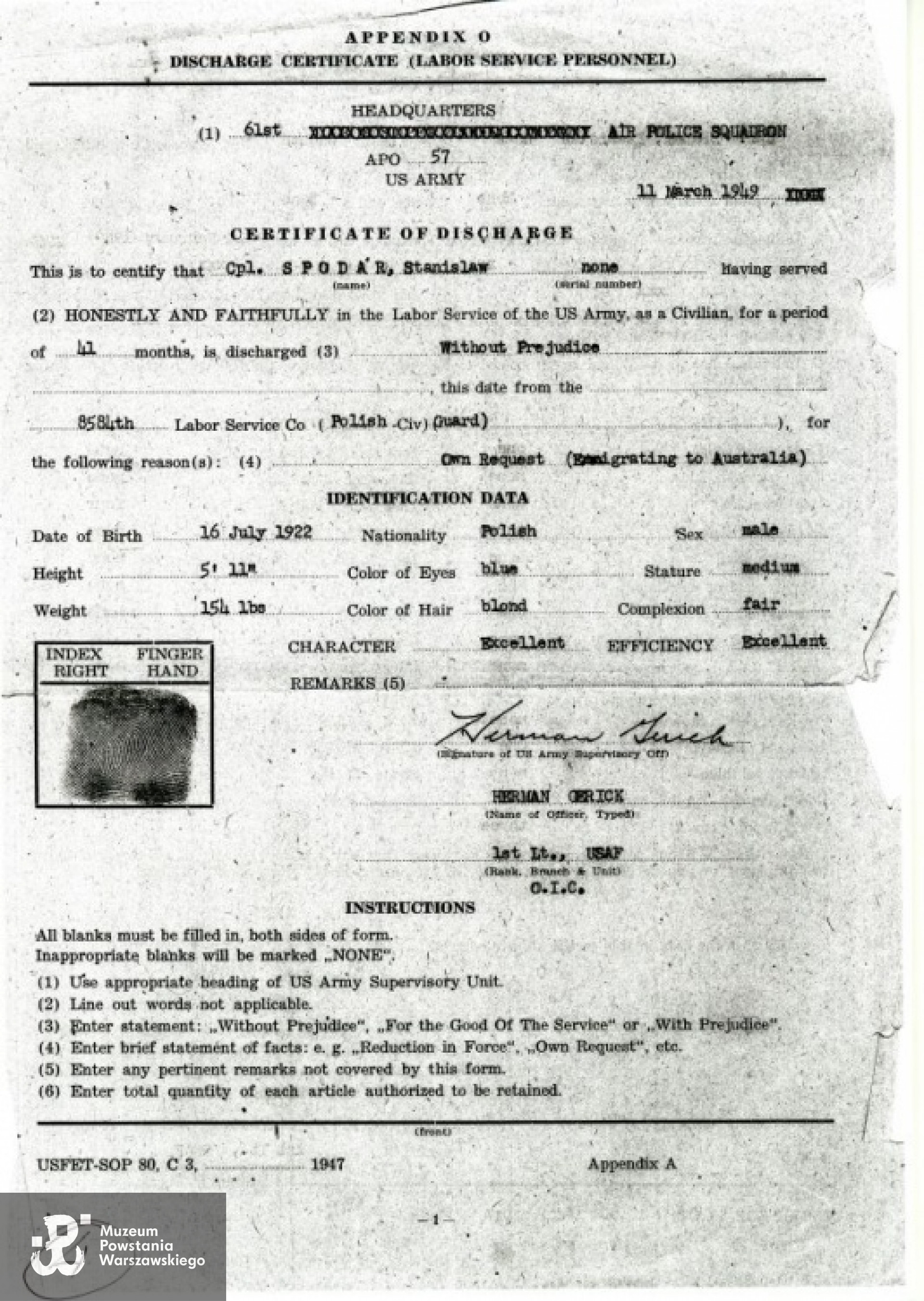 Z archiwum rodzinnego przez Barbary Mol z domu Spodar